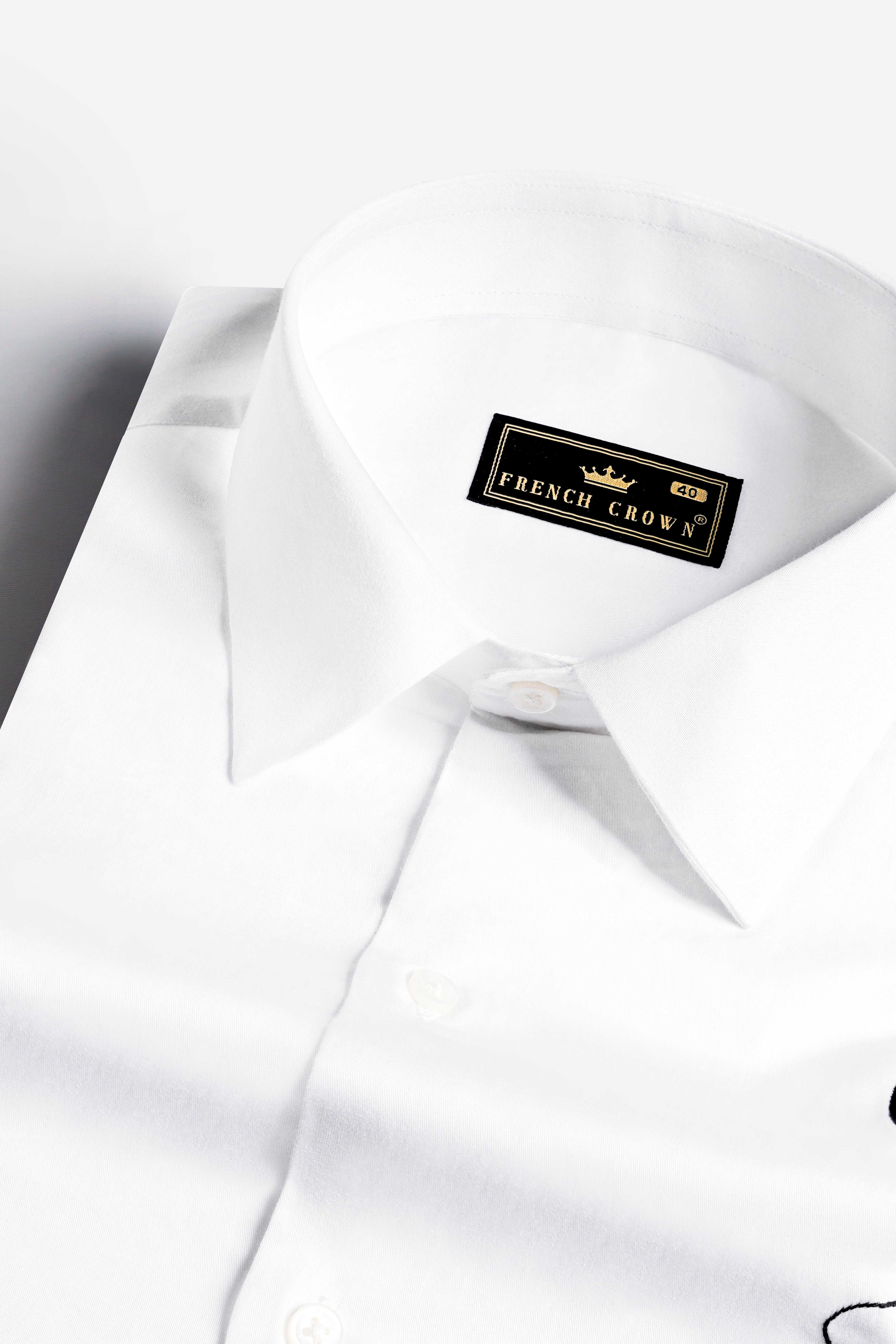 Bright White Gautam Budha Embroidered Subtle Sheen Super Super Soft Premium Cotton Designer Shirt 11936-E297-38, 11936-E297-H-38, 11936-E297-39, 11936-E297-H-39, 11936-E297-40, 11936-E297-H-40, 11936-E297-42, 11936-E297-H-42, 11936-E297-44, 11936-E297-H-44, 11936-E297-46, 11936-E297-H-46, 11936-E297-48, 11936-E297-H-48, 11936-E297-50, 11936-E297-H-50, 11936-E297-52, 11936-E297-H-52