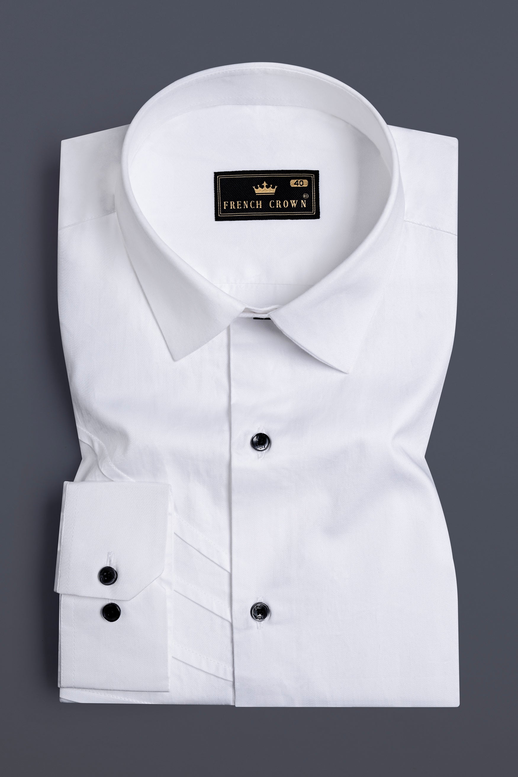 Bright White Infinite Lines Tucks Subtle Sheen Super Soft Premium Cotton Designer Shirt