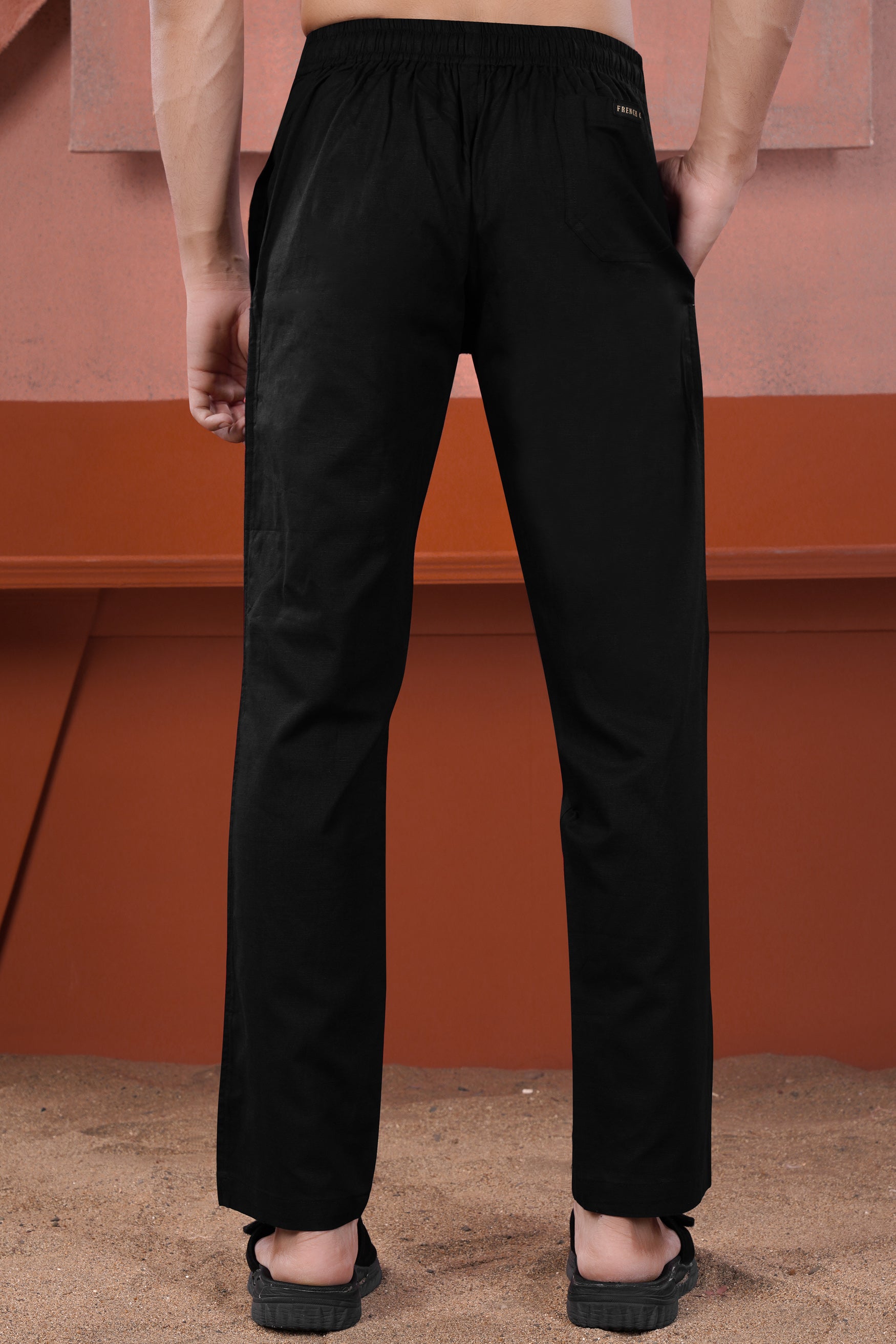 Jade Black Luxurious Linen Co-Ord Set