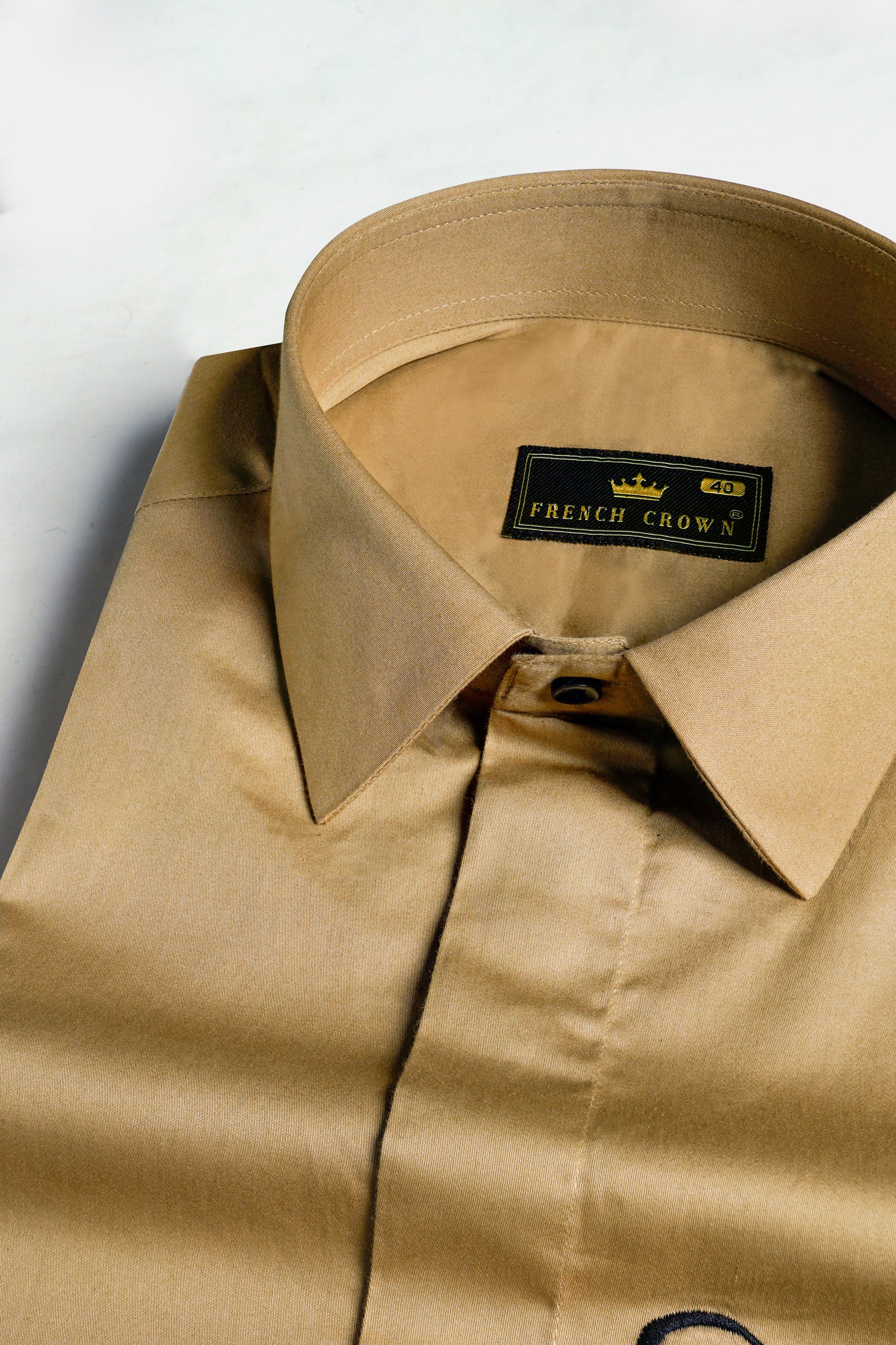 Desert Brown Sanskrit Shlok Embroidered Subtle Sheen Super Soft Premium Cotton Designer Shirt 12045-BLK-P782-38, 12045-BLK-P782-H-38, 12045-BLK-P782-39, 12045-BLK-P782-H-39, 12045-BLK-P782-40, 12045-BLK-P782-H-40, 12045-BLK-P782-42, 12045-BLK-P782-H-42, 12045-BLK-P782-44, 12045-BLK-P782-H-44, 12045-BLK-P782-46, 12045-BLK-P782-H-46, 12045-BLK-P782-48, 12045-BLK-P782-H-48, 12045-BLK-P782-50, 12045-BLK-P782-H-50, 12045-BLK-P782-52, 12045-BLK-P782-H-52