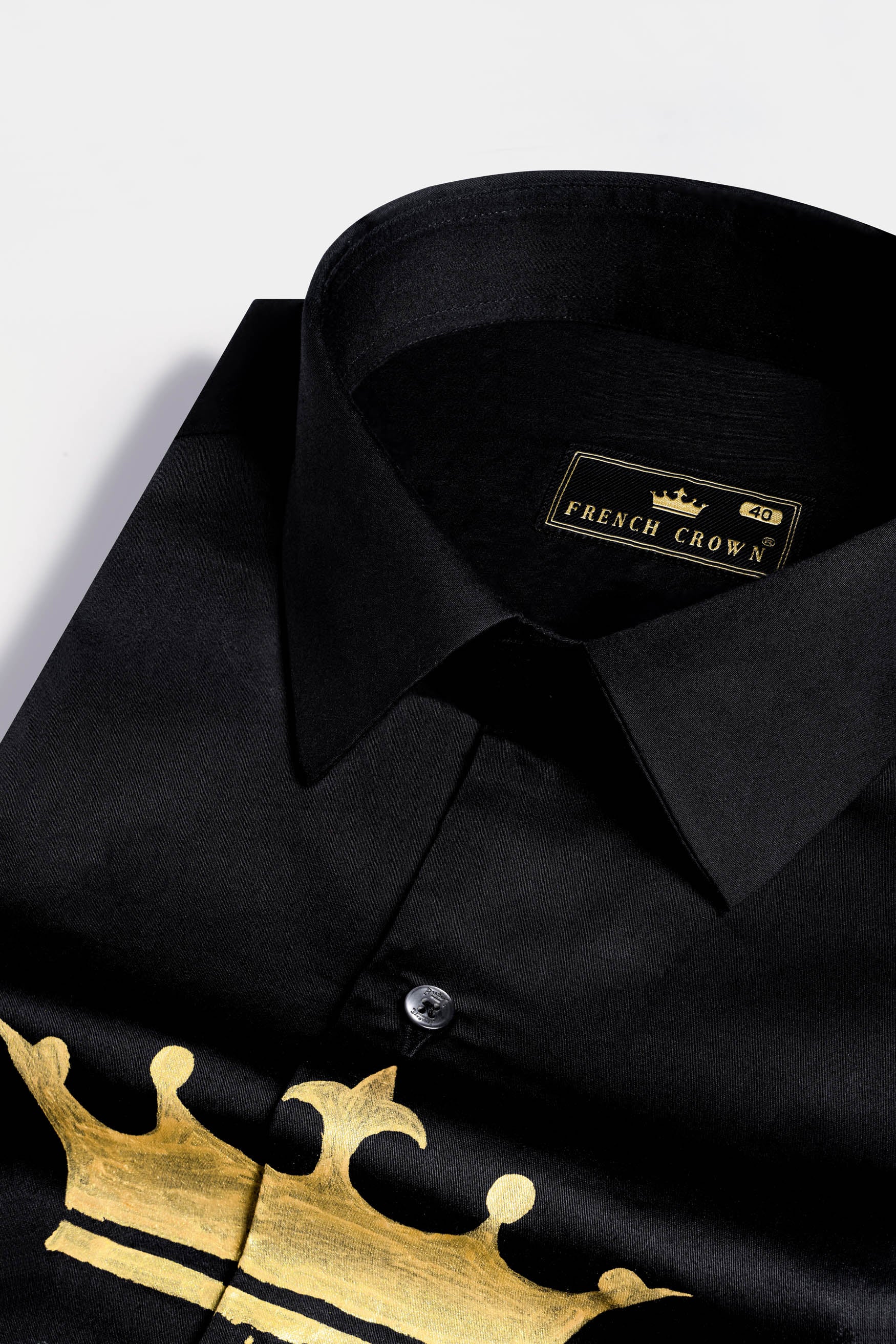 Jade Black Brand Name Hand painted Subtle Sheen Super Soft Premium Cotton Designer Shirt 12054-BLK-NP-ART-38, 12054-BLK-NP-ART-H-38, 12054-BLK-NP-ART-39, 12054-BLK-NP-ART-H-39, 12054-BLK-NP-ART-40, 12054-BLK-NP-ART-H-40, 12054-BLK-NP-ART-42, 12054-BLK-NP-ART-H-42, 12054-BLK-NP-ART-44, 12054-BLK-NP-ART-H-44, 12054-BLK-NP-ART-46, 12054-BLK-NP-ART-H-46, 12054-BLK-NP-ART-48, 12054-BLK-NP-ART-H-48, 12054-BLK-NP-ART-50, 12054-BLK-NP-ART-H-50, 12054-BLK-NP-ART-52, 12054-BLK-NP-ART-H-52