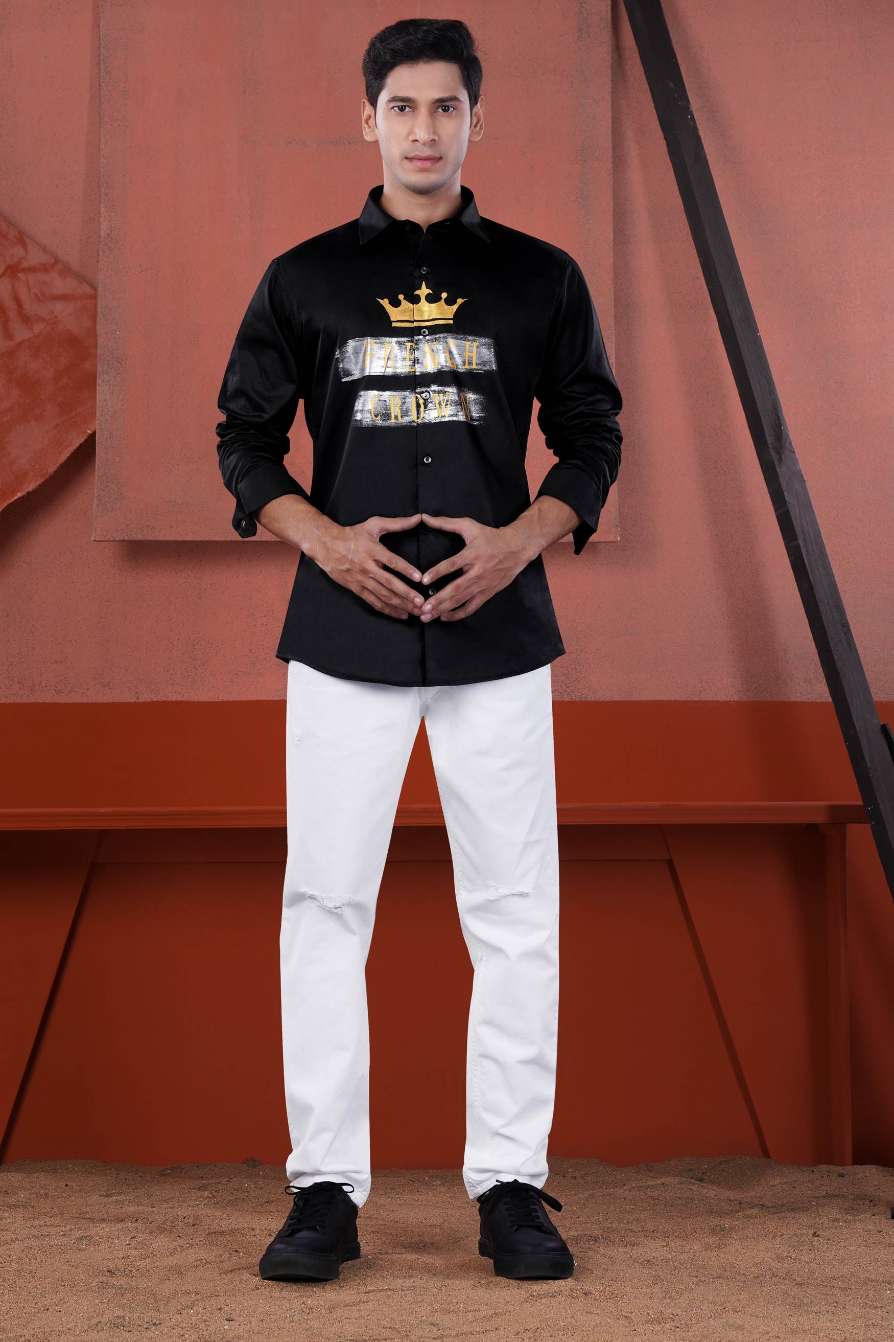 Jade Black Brand Name Hand painted Subtle Sheen Super Soft Premium Cotton Designer Shirt 12054-BLK-NP-ART-38, 12054-BLK-NP-ART-H-38, 12054-BLK-NP-ART-39, 12054-BLK-NP-ART-H-39, 12054-BLK-NP-ART-40, 12054-BLK-NP-ART-H-40, 12054-BLK-NP-ART-42, 12054-BLK-NP-ART-H-42, 12054-BLK-NP-ART-44, 12054-BLK-NP-ART-H-44, 12054-BLK-NP-ART-46, 12054-BLK-NP-ART-H-46, 12054-BLK-NP-ART-48, 12054-BLK-NP-ART-H-48, 12054-BLK-NP-ART-50, 12054-BLK-NP-ART-H-50, 12054-BLK-NP-ART-52, 12054-BLK-NP-ART-H-52