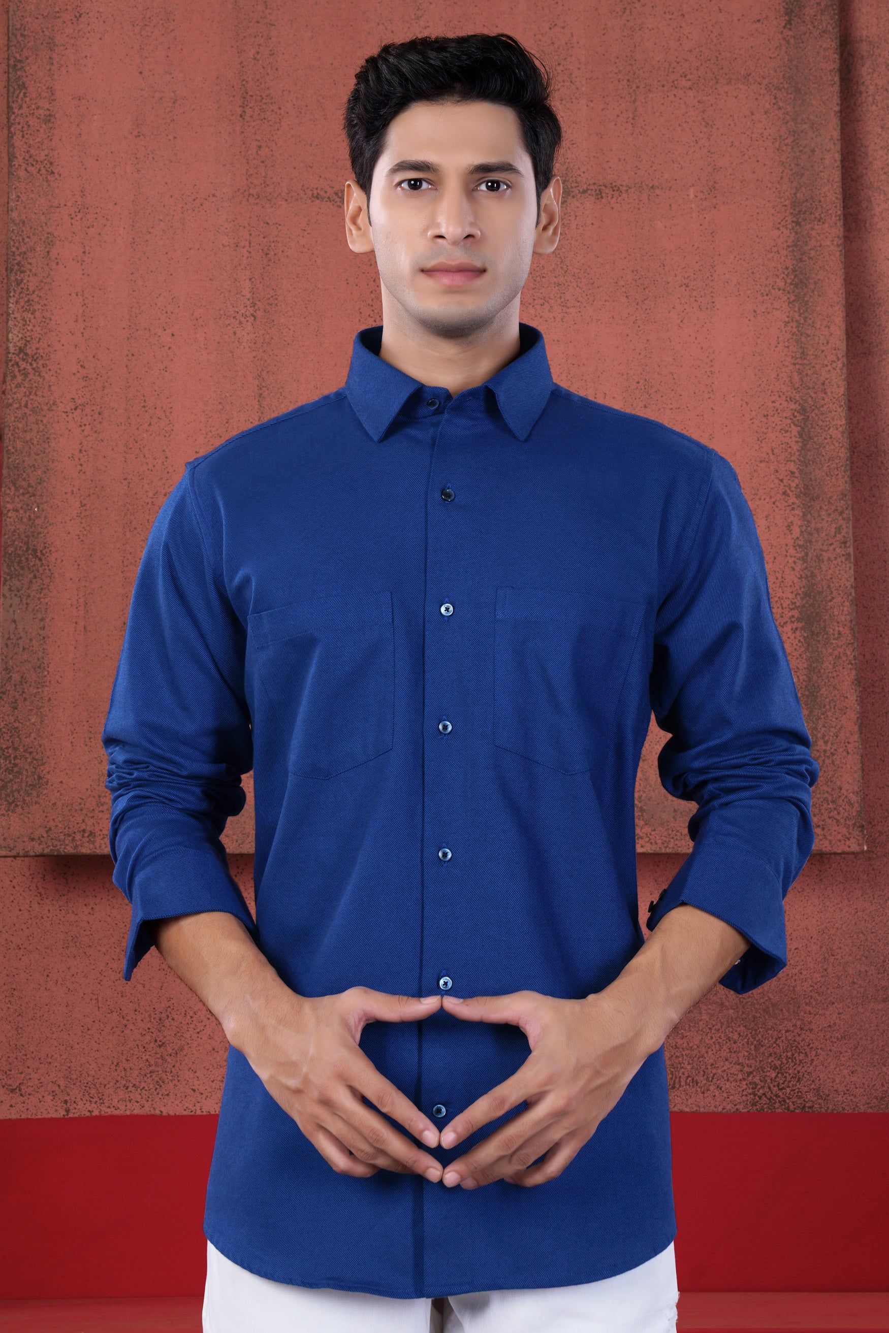 Downriver Blue Flannel Shirt