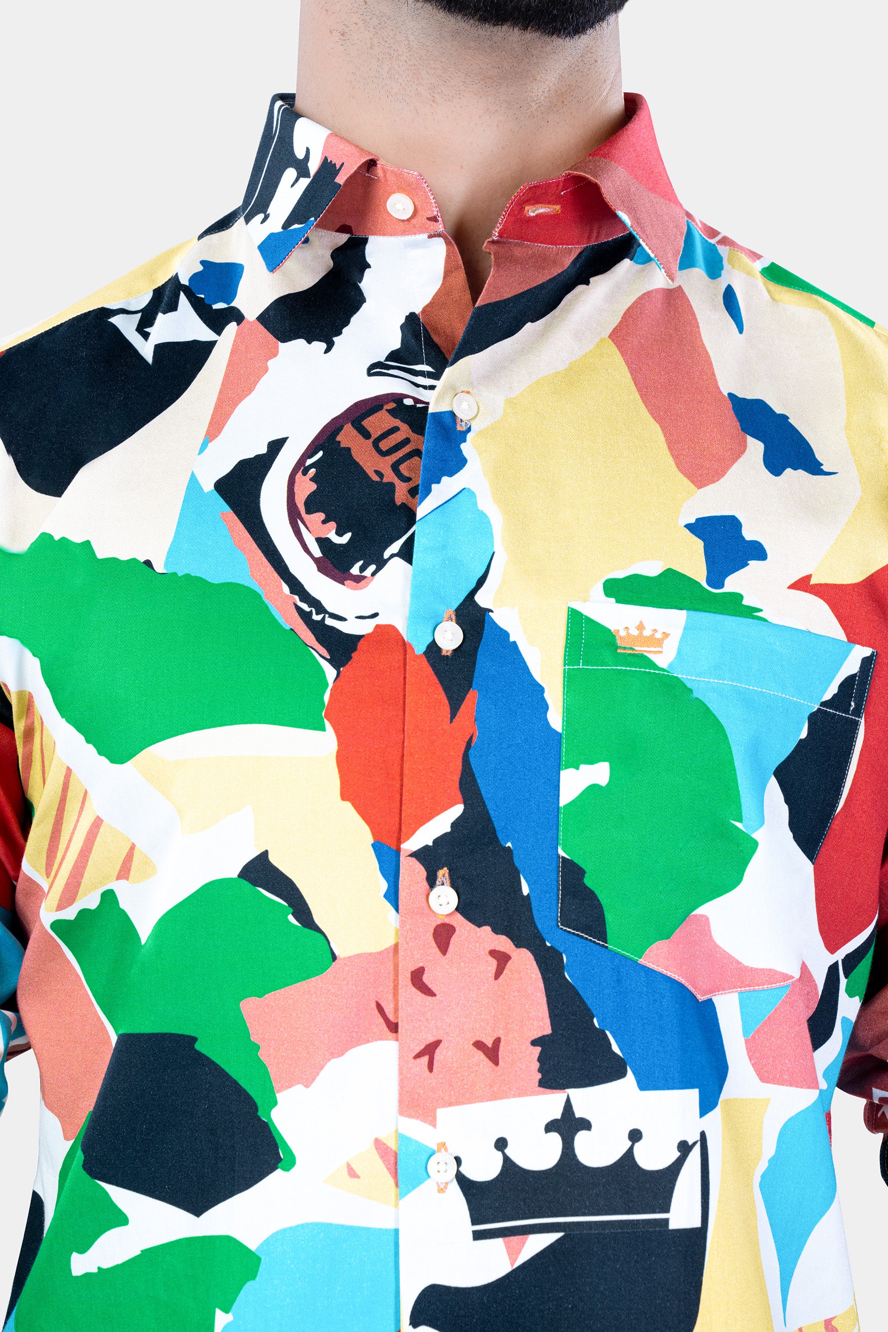 Contessa Peach with Aqua Blue and Salem Green Multicolour Abstract Printed Subtle Sheen Super Soft Premium Cotton Designer Shirt 12090-38, 12090-H-38, 12090-39, 12090-H-39, 12090-40, 12090-H-40, 12090-42, 12090-H-42, 12090-44, 12090-H-44, 12090-46, 12090-H-46, 12090-48, 12090-H-48, 12090-50, 12090-H-50, 12090-52, 12090-H-52