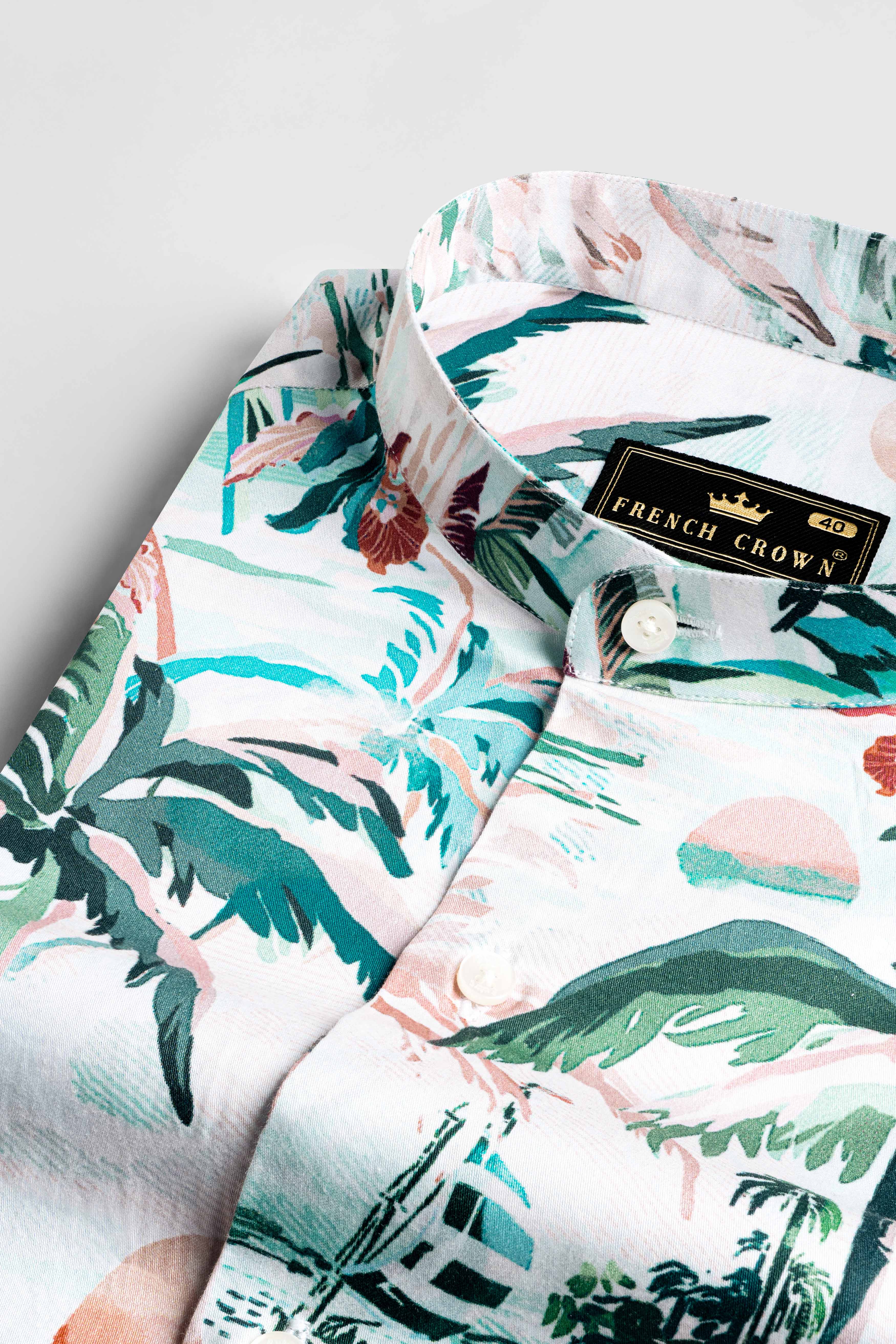 Bright White and Celeste Blue Multicolour Tropical Printed Subtle Sheen Super Soft Premium Cotton Designer Shirt 12181-M-38, 12181-M-H-38, 12181-M-39, 12181-M-H-39, 12181-M-40, 12181-M-H-40, 12181-M-42, 12181-M-H-42, 12181-M-44, 12181-M-H-44, 12181-M-46, 12181-M-H-46, 12181-M-48, 12181-M-H-48, 12181-M-50, 12181-M-H-50, 12181-M-52, 12181-M-H-5212181-M-42, 12181-M-H-42, 12181-M-44, 12181-M-H-44, 12181-M-46, 12181-M-H-46, 12181-M-48, 12181-M-H-48, 12181-M-50, 12181-M-H-50, 12181-M-52, 12181-M-H-52