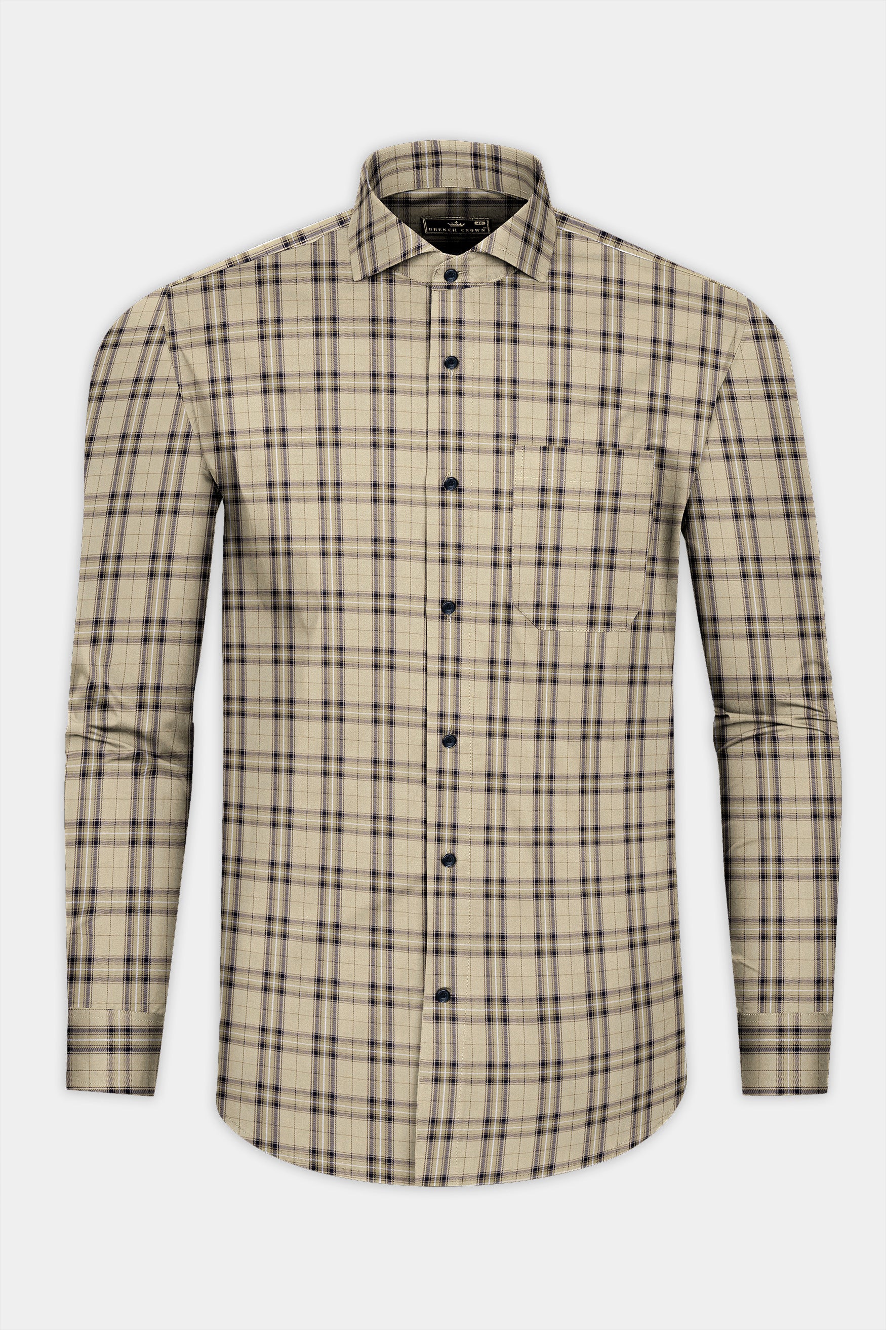 Stone Brown And Tealish Black Twill Checked  Premium Cotton Shirt 12365-CA-BLK-38, 12365-CA-BLK-H-38, 12365-CA-BLK-39, 12365-CA-BLK-H-39, 12365-CA-BLK-40, 12365-CA-BLK-H-40, 12365-CA-BLK-42, 12365-CA-BLK-H-42, 12365-CA-BLK-44, 12365-CA-BLK-H-44, 12365-CA-BLK-46, 12365-CA-BLK-H-46, 12365-CA-BLK-48, 12365-CA-BLK-H-48, 12365-CA-BLK-50, 12365-CA-BLK-H-50, 12365-CA-BLK-52, 12365-CA-BLK-H-52