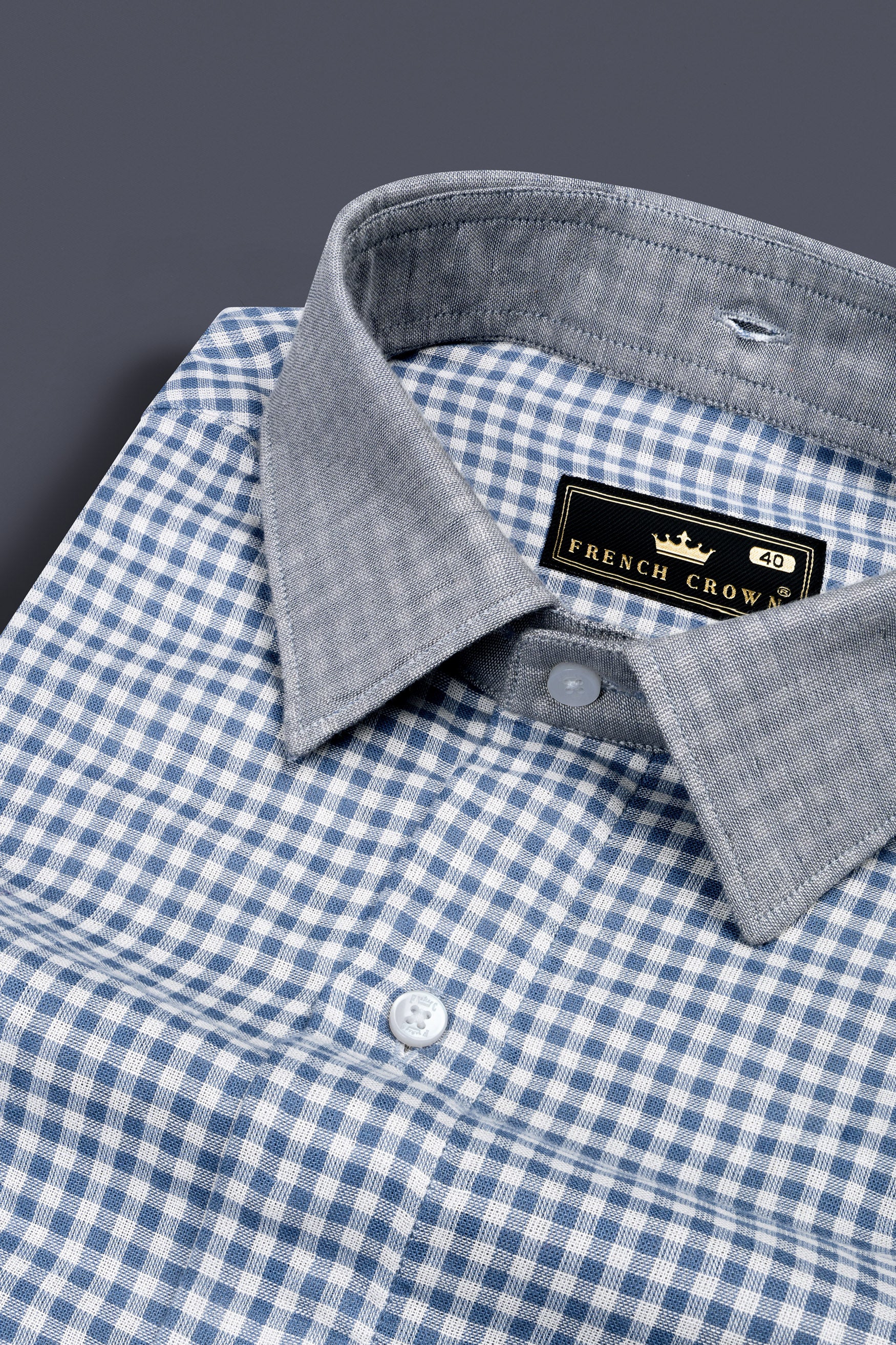 Kashmir Blue And Bright White Plaid Chambray Detachable Hoodie Jacket 12373-CHD-FP-P244-38, 12373-CHD-FP-P244-H-38, 12373-CHD-FP-P244-39, 12373-CHD-FP-P244-H-39, 12373-CHD-FP-P244-40, 12373-CHD-FP-P244-H-40, 12373-CHD-FP-P244-42, 12373-CHD-FP-P244-H-42, 12373-CHD-FP-P244-44, 12373-CHD-FP-P244-H-44, 12373-CHD-FP-P244-46, 12373-CHD-FP-P244-H-46, 12373-CHD-FP-P244-48, 12373-CHD-FP-P244-H-48, 12373-CHD-FP-P244-50, 12373-CHD-FP-P244-H-50, 12373-CHD-FP-P244-52, 12373-CHD-FP-P244-H-52