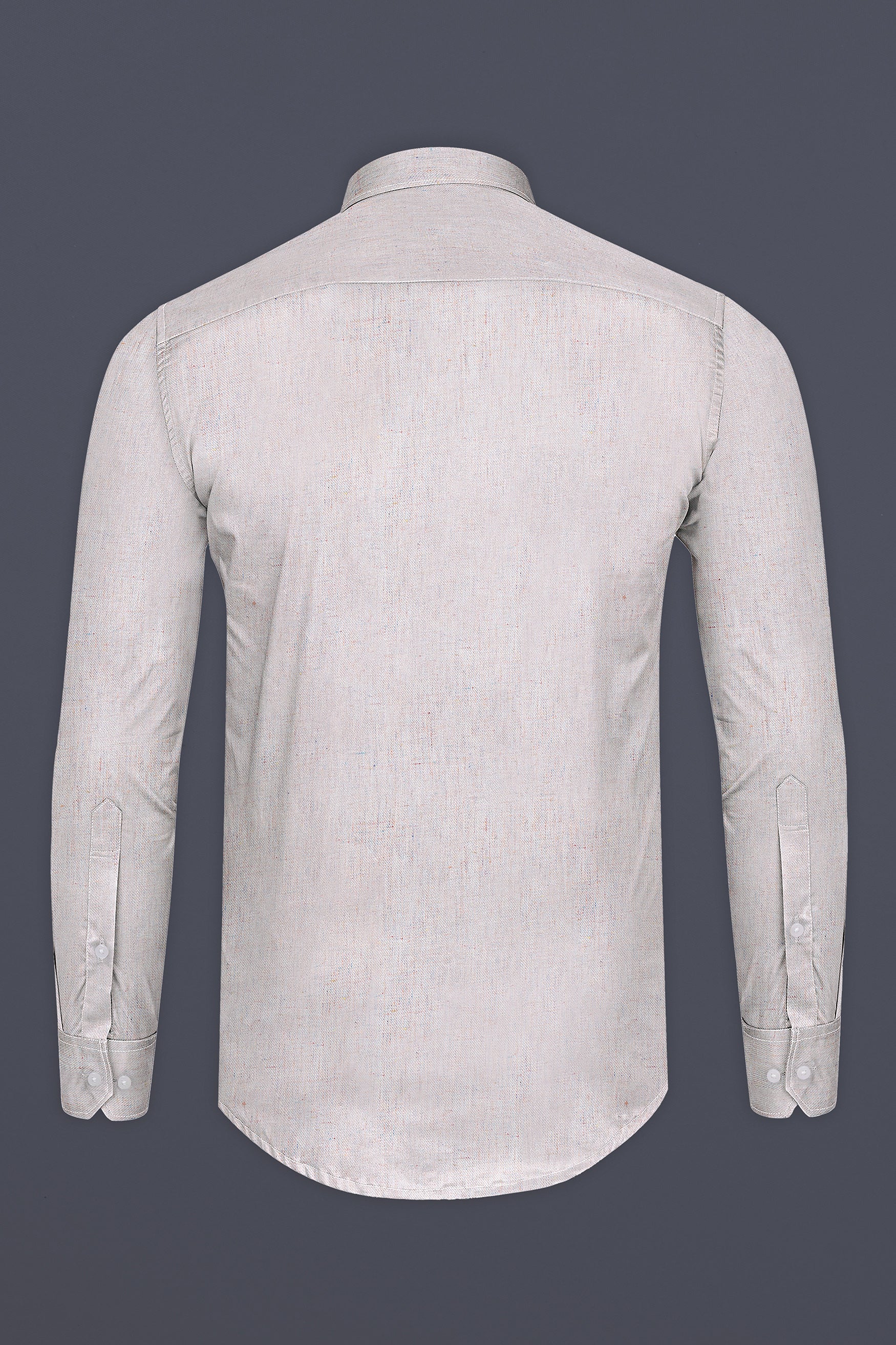 Oyster Cream Chambray Premium Giza Cotton Shirt 12376-M-38, 12376-M-H-38, 12376-M-39, 12376-M-H-39, 12376-M-40, 12376-M-H-40, 12376-M-42, 12376-M-H-42, 12376-M-44, 12376-M-H-44, 12376-M-46, 12376-M-H-46, 12376-M-48, 12376-M-H-48, 12376-M-50, 12376-M-H-50, 12376-M-52, 12376-M-H-52