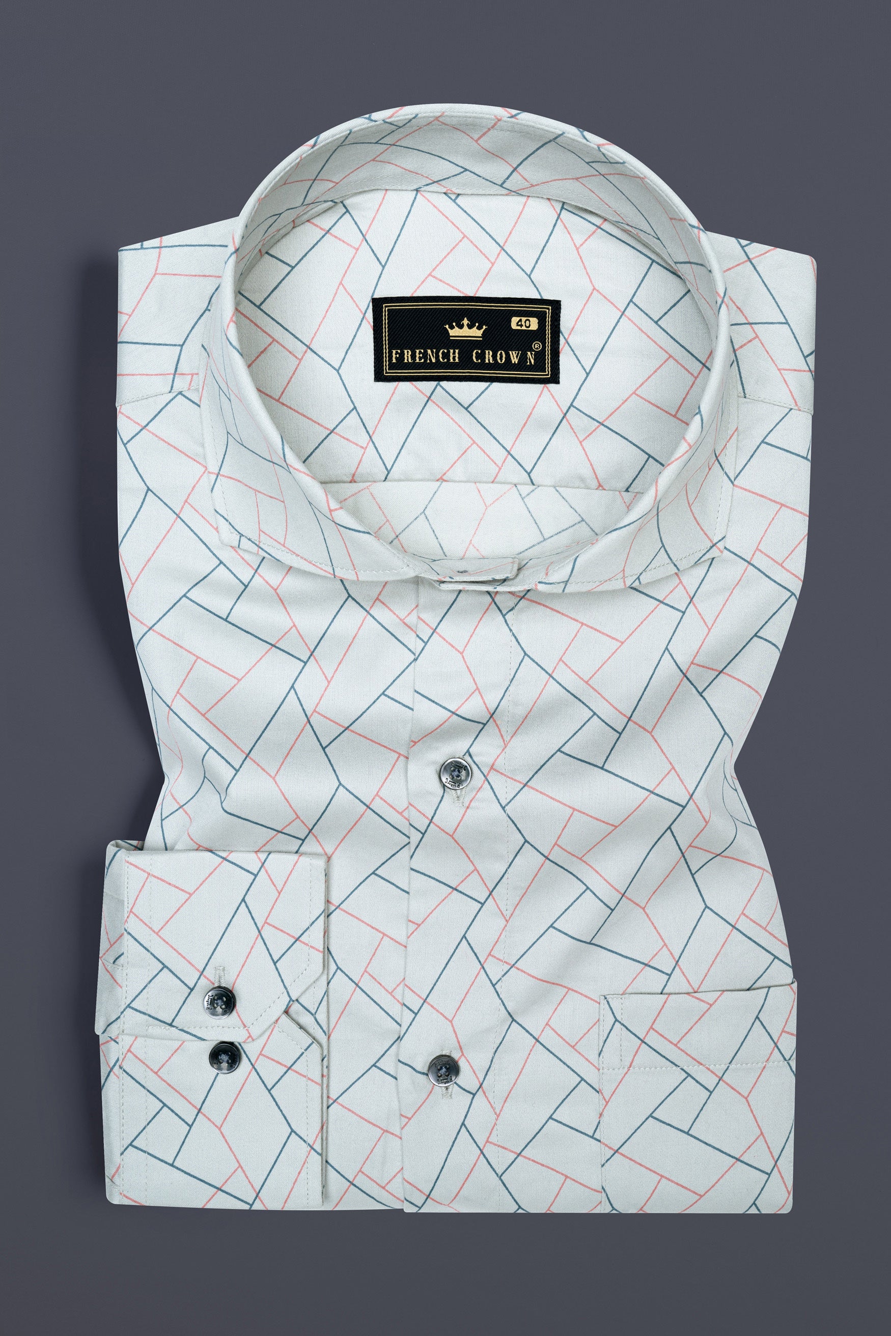 French Green Multicolour Abstract Lines Printed Subtle Sheen Super Soft Premium Cotton Shirt 12388-CA-BLK-38, 12388-CA-BLK-H-38, 12388-CA-BLK-39, 12388-CA-BLK-H-39, 12388-CA-BLK-40, 12388-CA-BLK-H-40, 12388-CA-BLK-42, 12388-CA-BLK-H-42, 12388-CA-BLK-44, 12388-CA-BLK-H-44, 12388-CA-BLK-46, 12388-CA-BLK-H-46, 12388-CA-BLK-48, 12388-CA-BLK-H-48, 12388-CA-BLK-50, 12388-CA-BLK-H-50, 12388-CA-BLK-52, 12388-CA-BLK-H-52
