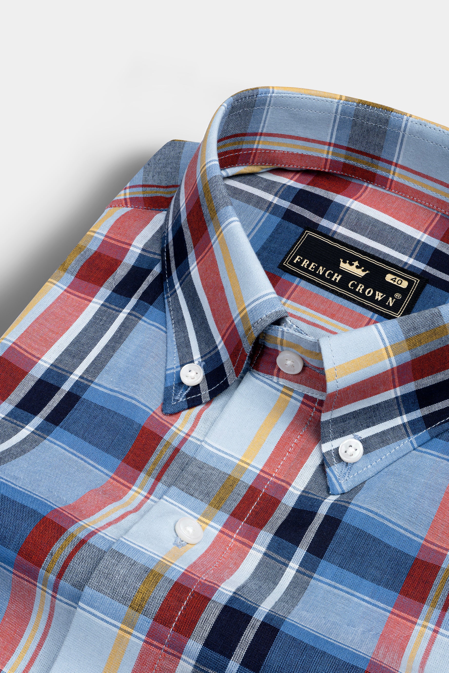 Heather Gray with Poppy Red and Rock Blue Plaid Super Soft Poplin shirt 12406-BD-38, 12406-BD-H-38, 12406-BD-39, 12406-BD-H-39, 12406-BD-40, 12406-BD-H-40, 12406-BD-42, 12406-BD-H-42, 12406-BD-44, 12406-BD-H-44, 12406-BD-46, 12406-BD-H-46, 12406-BD-48, 12406-BD-H-48, 12406-BD-50, 12406-BD-H-50, 12406-BD-52, 12406-BD-H-52