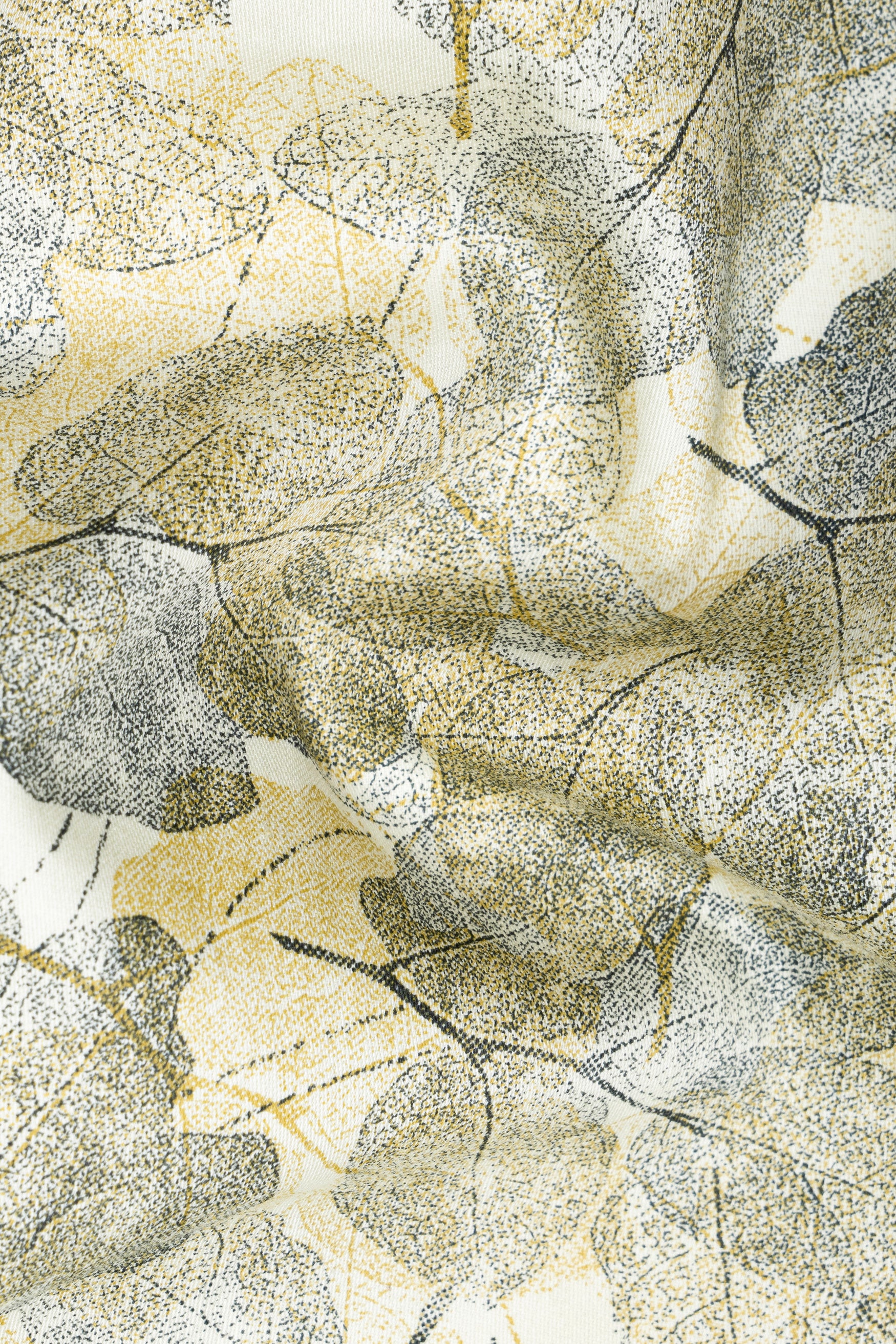 Putty Yellow Leaves Printed Subtle Sheen Super Soft Premium Cotton designer Shirt 12408-BLK-38, 12408-BLK-H-38, 12408-BLK-39, 12408-BLK-H-39, 12408-BLK-40, 12408-BLK-H-40, 12408-BLK-42, 12408-BLK-H-42, 12408-BLK-44, 12408-BLK-H-44, 12408-BLK-46, 12408-BLK-H-46, 12408-BLK-48, 12408-BLK-H-48, 12408-BLK-50, 12408-BLK-H-50, 12408-BLK-52, 12408-BLK-H-52
