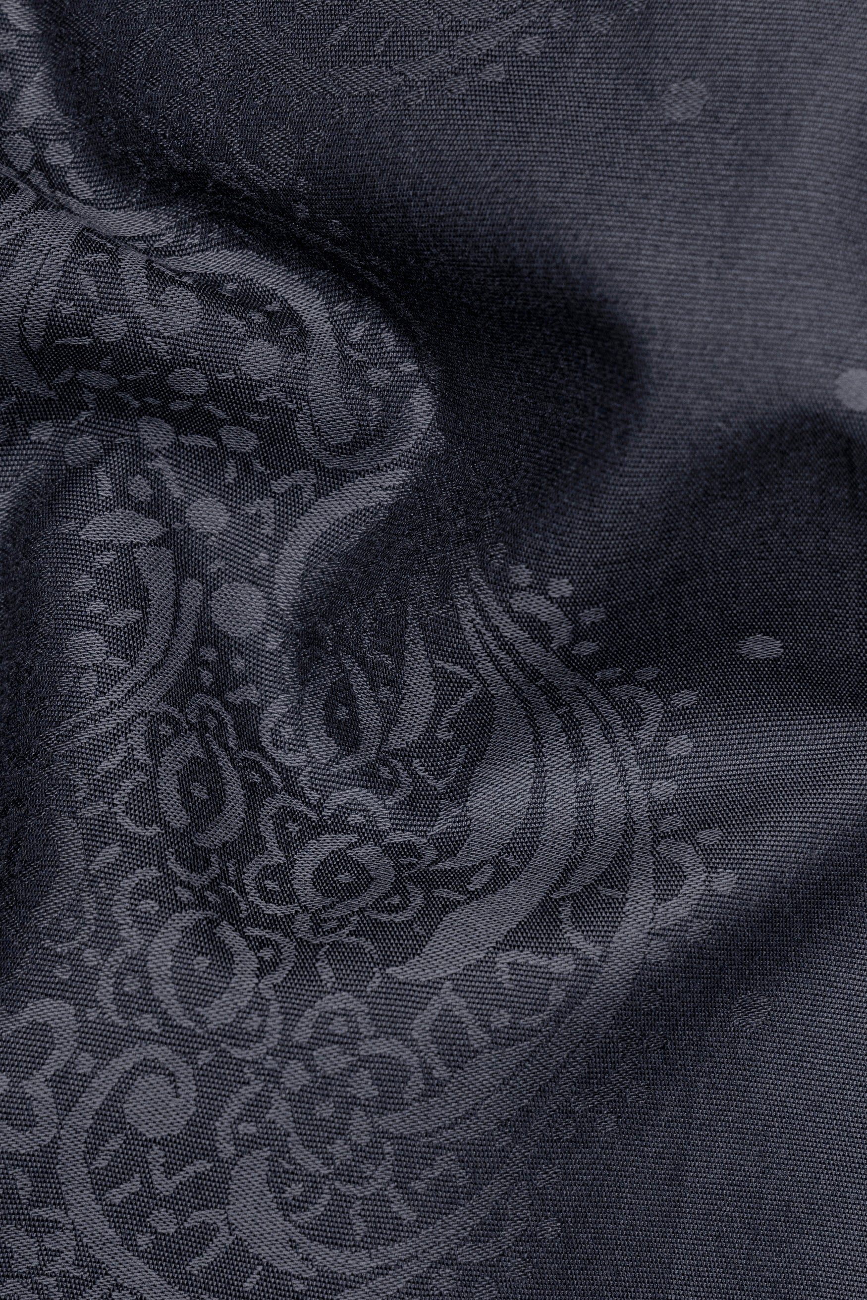 Trout Gray Paisley Jacquard Textured Premium Giza Cotton Shirt 12411-BLK-38, 12411-BLK-H-38, 12411-BLK-39, 12411-BLK-H-39, 12411-BLK-40, 12411-BLK-H-40, 12411-BLK-42, 12411-BLK-H-42, 12411-BLK-44, 12411-BLK-H-44, 12411-BLK-46, 12411-BLK-H-46, 12411-BLK-48, 12411-BLK-H-48, 12411-BLK-50, 12411-BLK-H-50, 12411-BLK-52, 12411-BLK-H-52