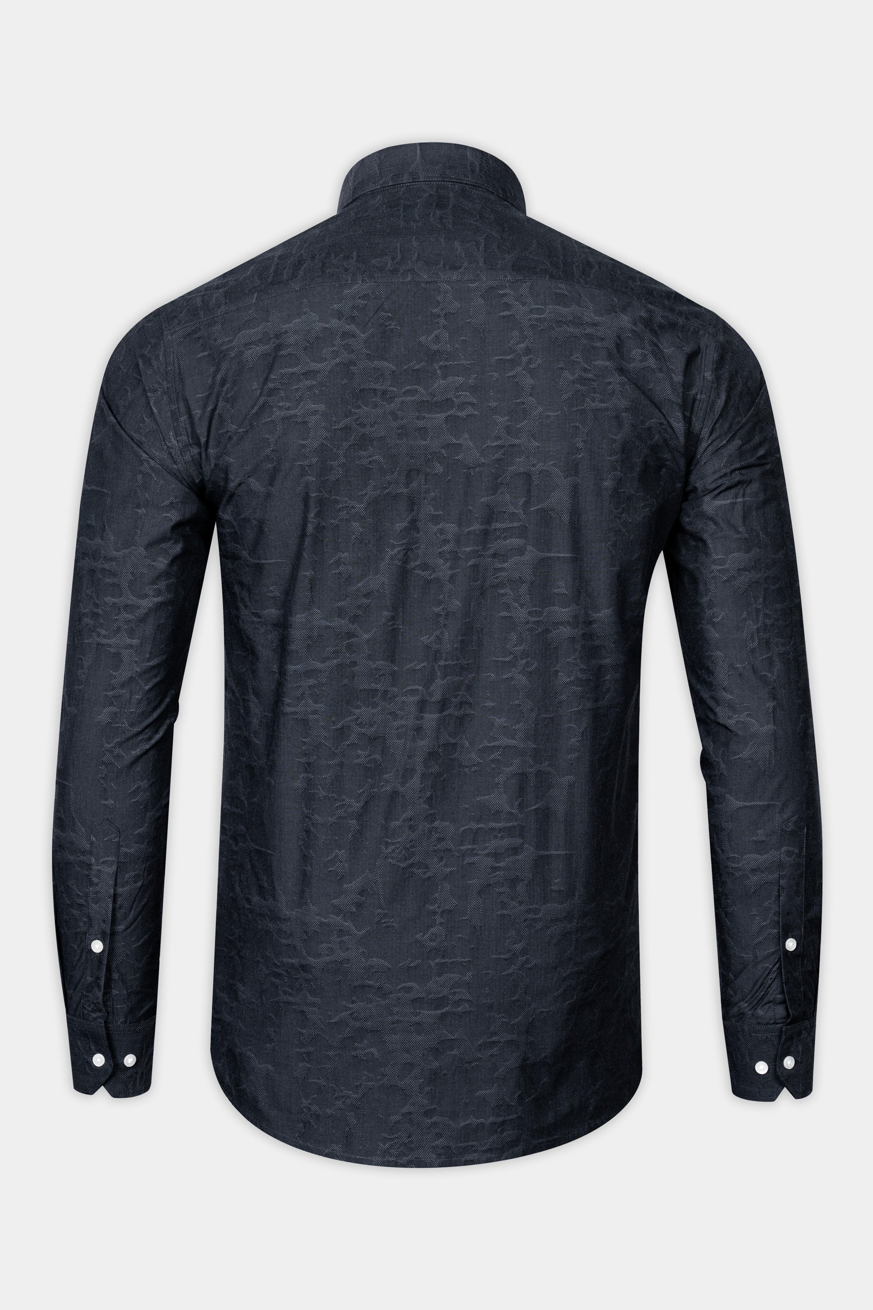 Shark Grey Jacquard Textured Premium Giza Cotton Shirt 12414-38, 12414-H-38, 12414-39, 12414-H-39, 12414-40, 12414-H-40, 12414-42, 12414-H-42, 12414-44, 12414-H-44, 12414-46, 12414-H-46, 12414-48, 12414-H-48, 12414-50, 12414-H-50, 12414-52, 12414-H-52