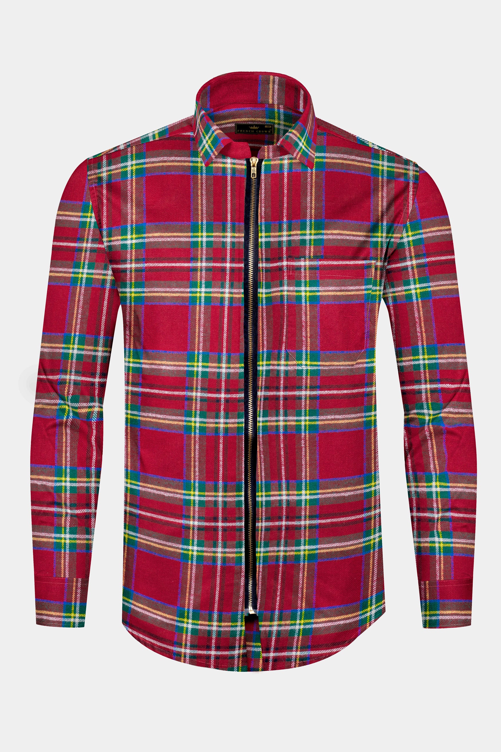 Shiraz Red Multicolour checkered Flannel Overshirt 12417-BLK-ZP-OS-38, 12417-BLK-ZP-OS-H-38, 12417-BLK-ZP-OS-39, 12417-BLK-ZP-OS-H-39, 12417-BLK-ZP-OS-40, 12417-BLK-ZP-OS-H-40, 12417-BLK-ZP-OS-42, 12417-BLK-ZP-OS-H-42, 12417-BLK-ZP-OS-44, 12417-BLK-ZP-OS-H-44, 12417-BLK-ZP-OS-46, 12417-BLK-ZP-OS-H-46, 12417-BLK-ZP-OS-48, 12417-BLK-ZP-OS-H-48, 12417-BLK-ZP-OS-50, 12417-BLK-ZP-OS-H-50, 12417-BLK-ZP-OS-52, 12417-BLK-ZP-OS-H-52