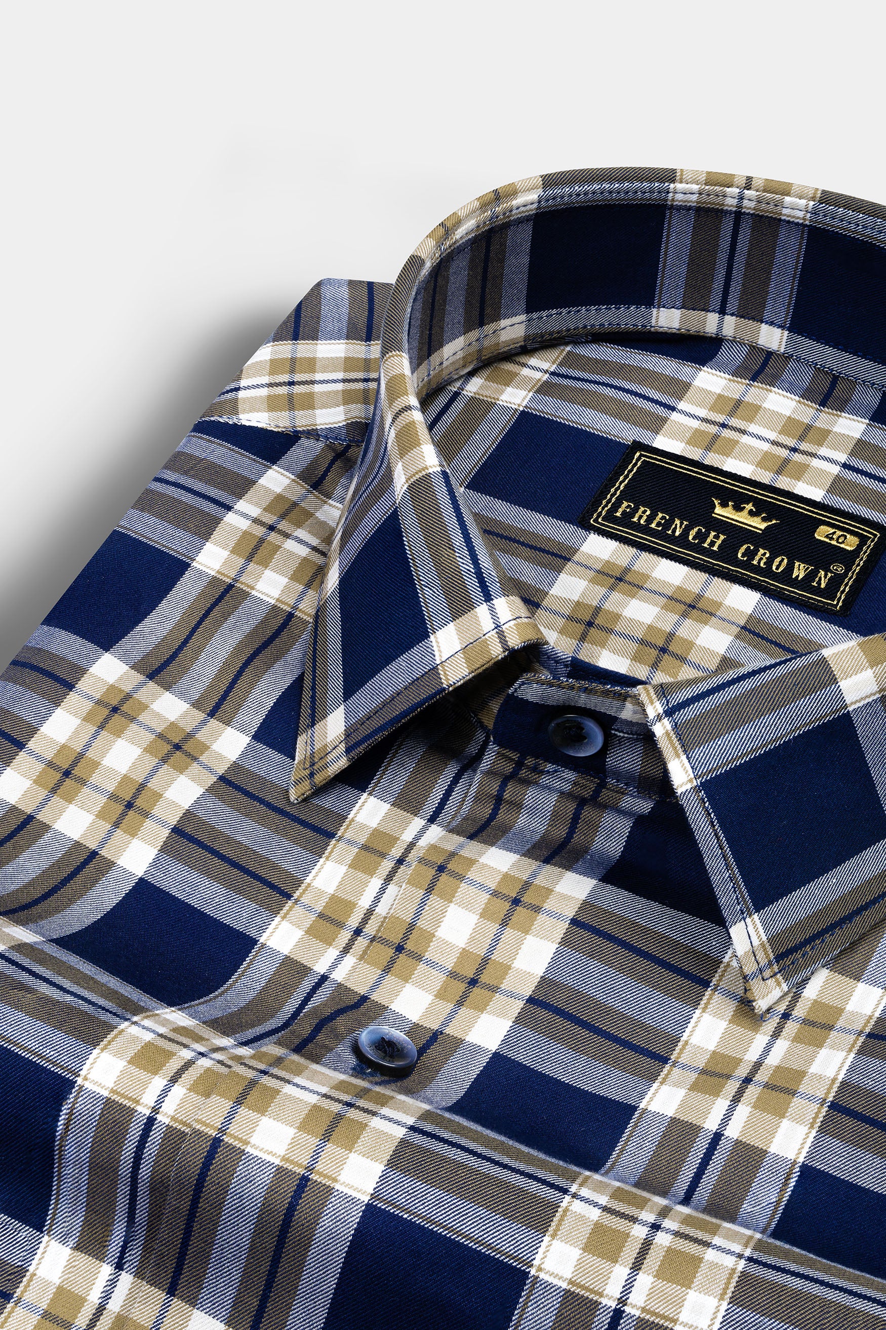 Tealish Blue Shadow Brown Plaid Twill Premium Cotton Shirt 12424-BLE-38, 12424-BLE-H-38, 12424-BLE-39, 12424-BLE-H-39, 12424-BLE-40, 12424-BLE-H-40, 12424-BLE-42, 12424-BLE-H-42, 12424-BLE-44, 12424-BLE-H-44, 12424-BLE-46, 12424-BLE-H-46, 12424-BLE-48, 12424-BLE-H-48, 12424-BLE-50, 12424-BLE-H-50, 12424-BLE-52, 12424-BLE-H-52
