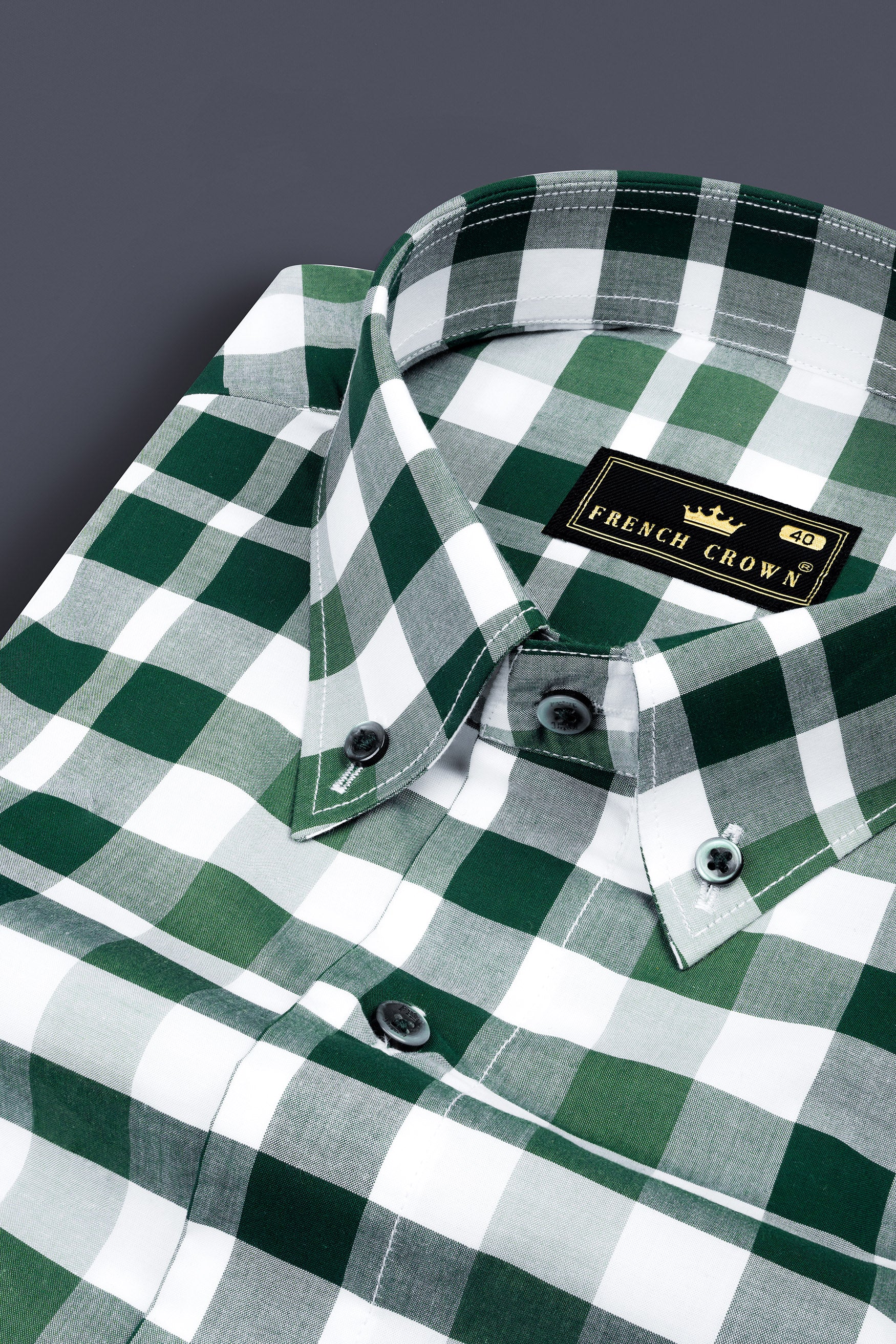 Plantation Green with white plaid dobby premium cotton shirt 12427-BD-GR-38, 12427-BD-GR-H-38, 12427-BD-GR-39, 12427-BD-GR-H-39, 12427-BD-GR-40, 12427-BD-GR-H-40, 12427-BD-GR-42, 12427-BD-GR-H-42, 12427-BD-GR-44, 12427-BD-GR-H-44, 12427-BD-GR-46, 12427-BD-GR-H-46, 12427-BD-GR-48, 12427-BD-GR-H-48, 12427-BD-GR-50, 12427-BD-GR-H-50, 12427-BD-GR-52, 12427-BD-GR-H-52
