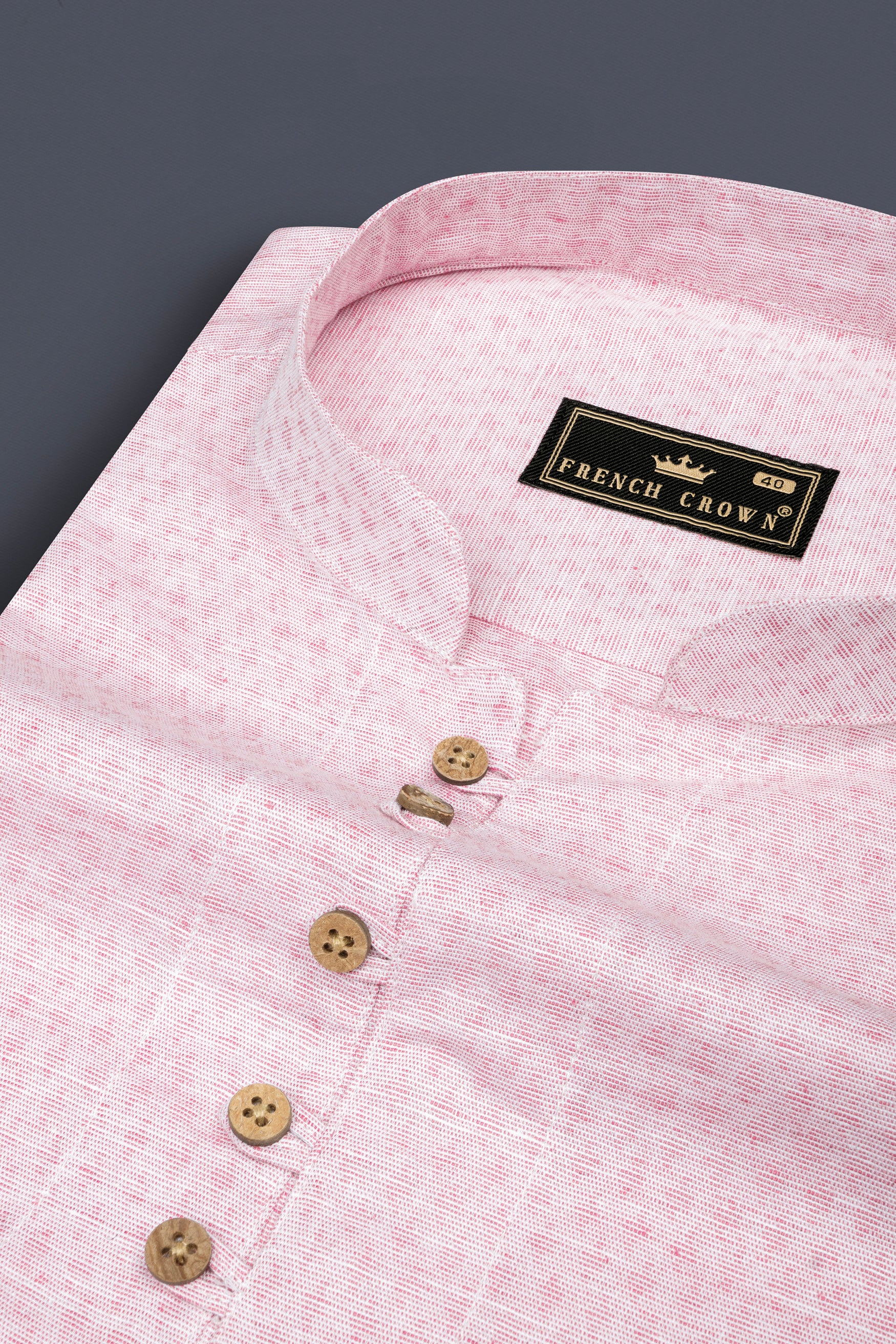 Flare Pink Dobby Textured Premium Giza Cotton Kurta Shirt 12469-KS-38, 12469-KS-H-38, 12469-KS-39, 12469-KS-H-39, 12469-KS-40, 12469-KS-H-40, 12469-KS-42, 12469-KS-H-42, 12469-KS-44, 12469-KS-H-44, 12469-KS-46, 12469-KS-H-46, 12469-KS-48, 12469-KS-H-48, 12469-KS-50, 12469-KS-H-50, 12469-KS-52, 12469-KS-H-52