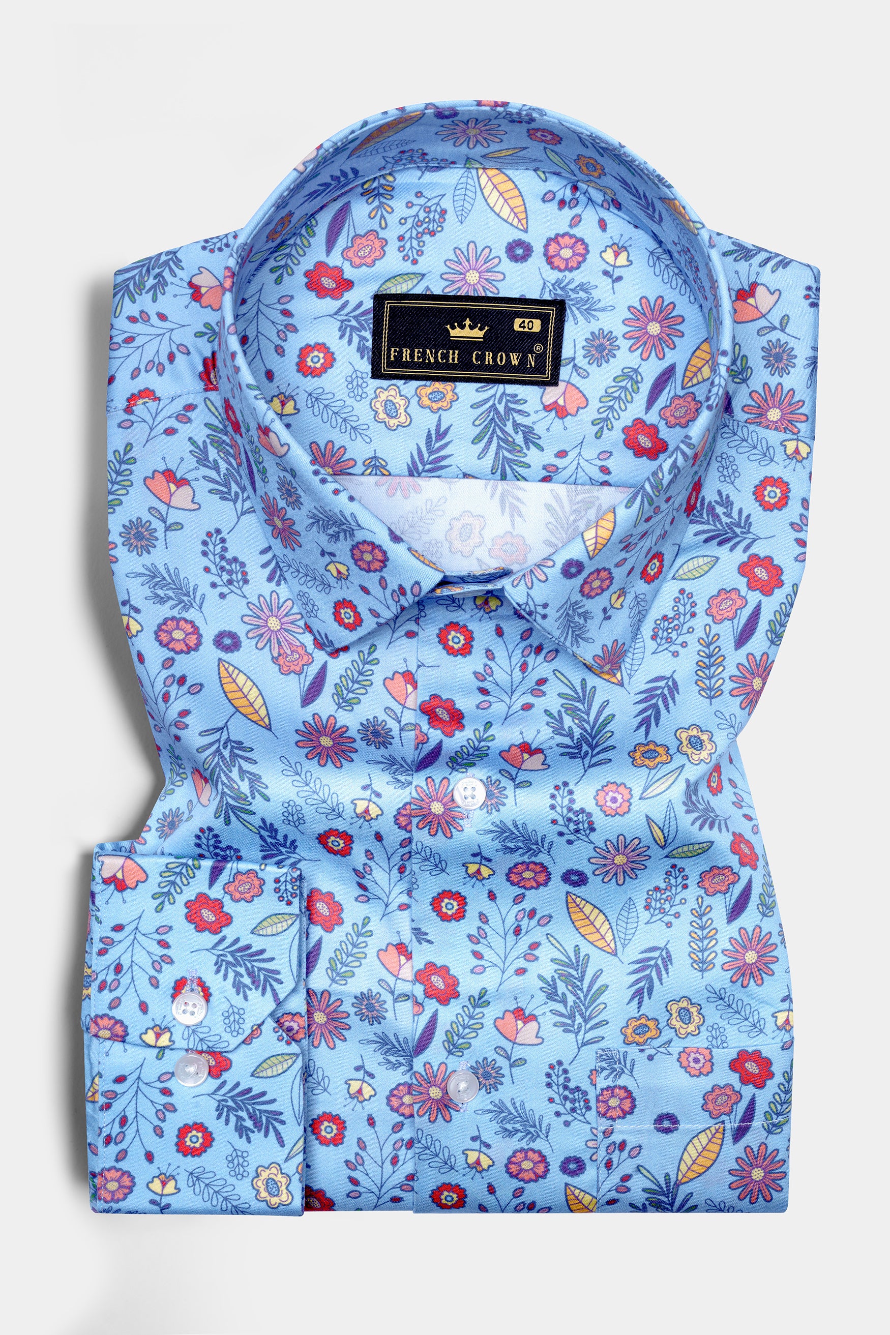 Spindle Blue Multicolor Soimoi Japan Crepe Patterned Super Soft Premium Cotton Shirt 12471-38, 12471-H-38, 12471-39, 12471-H-39, 12471-40, 12471-H-40, 12471-42, 12471-H-42, 12471-44, 12471-H-44, 12471-46, 12471-H-46, 12471-48, 12471-H-48, 12471-50, 12471-H-50, 12471-52, 12471-H-52