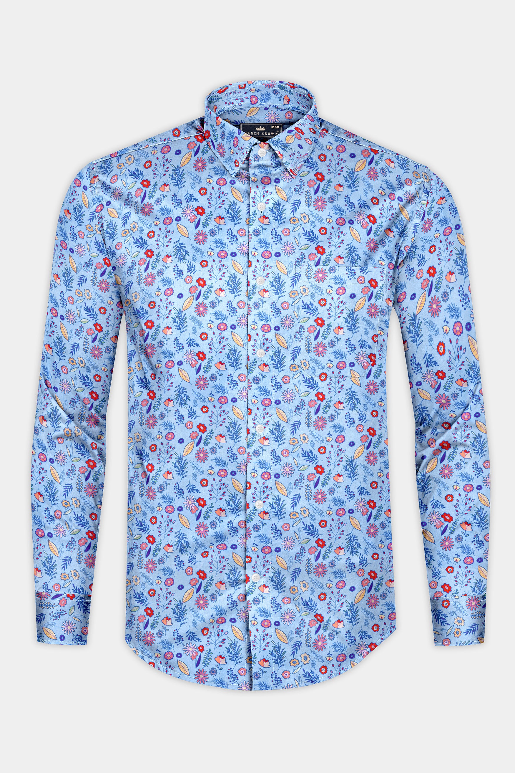 Spindle Blue Multicolor Soimoi Japan Crepe Patterned Super Soft Premium Cotton Shirt 12471-38, 12471-H-38, 12471-39, 12471-H-39, 12471-40, 12471-H-40, 12471-42, 12471-H-42, 12471-44, 12471-H-44, 12471-46, 12471-H-46, 12471-48, 12471-H-48, 12471-50, 12471-H-50, 12471-52, 12471-H-52