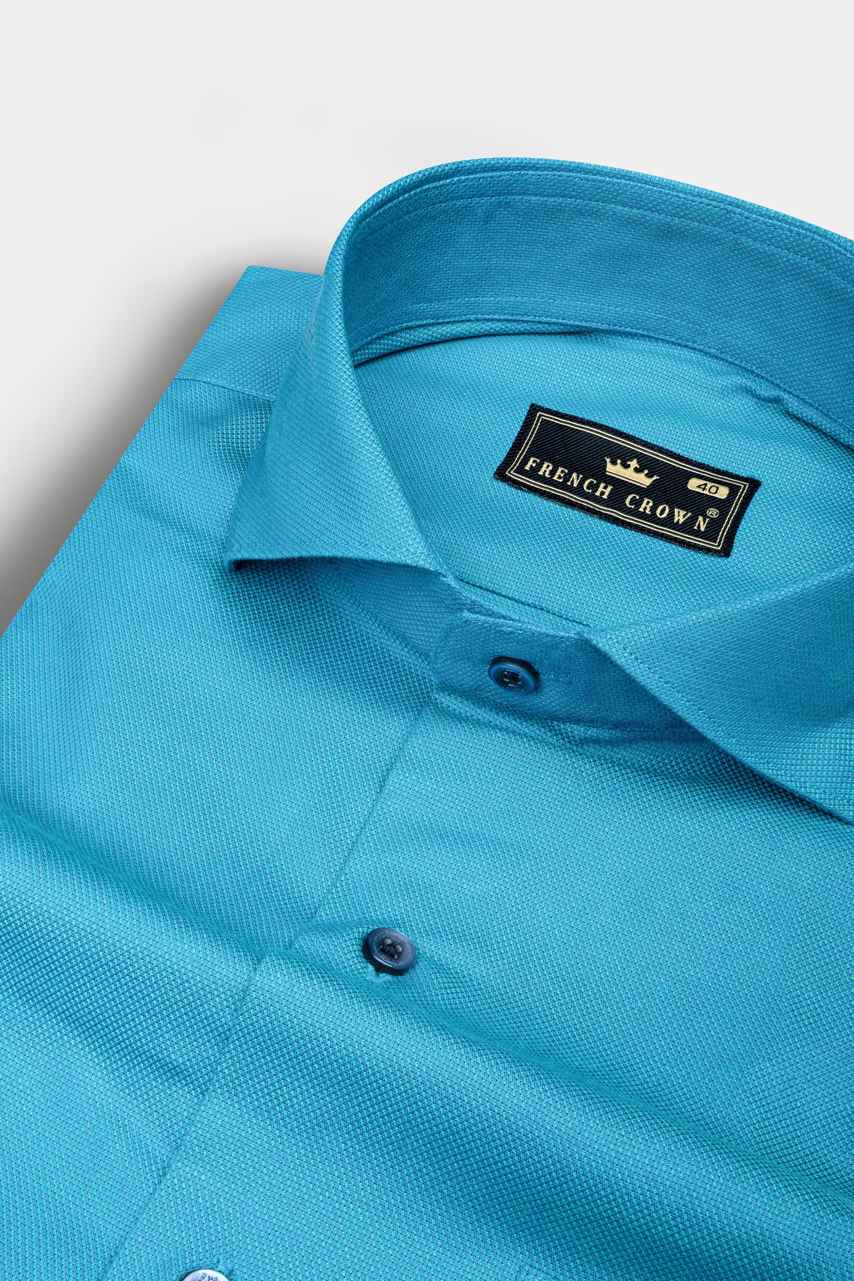 Pacific Ocean Blue Dobby Textured Premium Cotton Shirt 12474-CA-BLE-38, 12474-CA-BLE-H-38, 12474-CA-BLE-39, 12474-CA-BLE-H-39, 12474-CA-BLE-40, 12474-CA-BLE-H-40, 12474-CA-BLE-42, 12474-CA-BLE-H-42, 12474-CA-BLE-44, 12474-CA-BLE-H-44, 12474-CA-BLE-46, 12474-CA-BLE-H-46, 12474-CA-BLE-48, 12474-CA-BLE-H-48, 12474-CA-BLE-50, 12474-CA-BLE-H-50, 12474-CA-BLE-52, 12474-CA-BLE-H-52