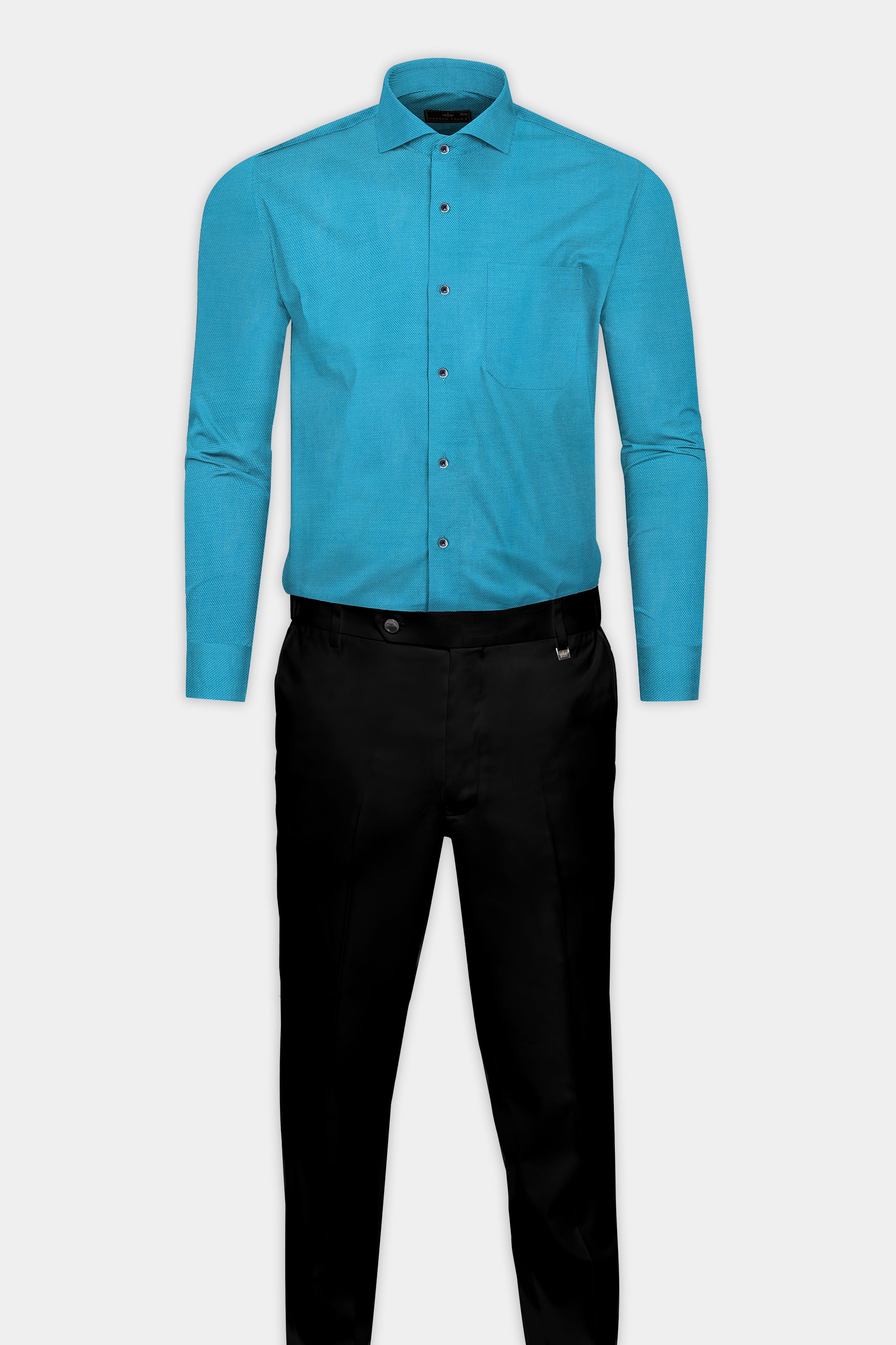 Pacific Ocean Blue Dobby Textured Premium Cotton Shirt 12474-CA-BLE-38, 12474-CA-BLE-H-38, 12474-CA-BLE-39, 12474-CA-BLE-H-39, 12474-CA-BLE-40, 12474-CA-BLE-H-40, 12474-CA-BLE-42, 12474-CA-BLE-H-42, 12474-CA-BLE-44, 12474-CA-BLE-H-44, 12474-CA-BLE-46, 12474-CA-BLE-H-46, 12474-CA-BLE-48, 12474-CA-BLE-H-48, 12474-CA-BLE-50, 12474-CA-BLE-H-50, 12474-CA-BLE-52, 12474-CA-BLE-H-52