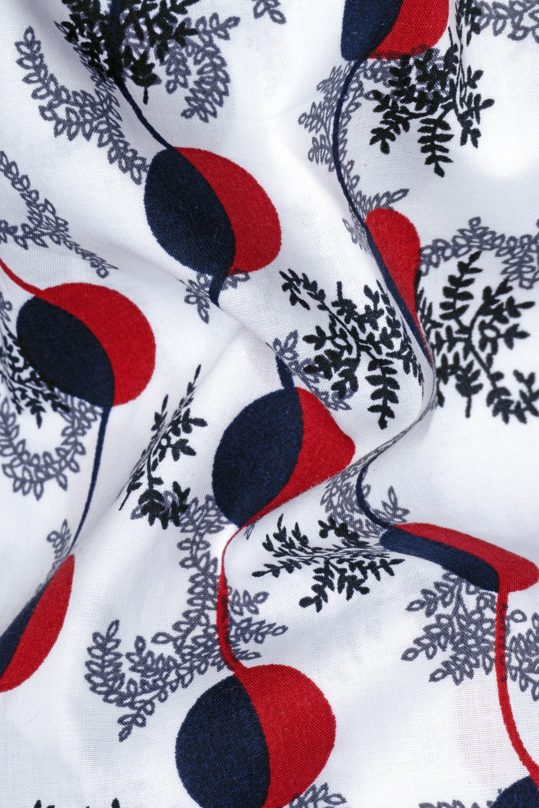Bright White with Carmine Red and Midnight Blue Printed Poplin Giza Cotton Shirt 12478-M-38, 12478-M-H-38, 12478-M-39, 12478-M-H-39, 12478-M-40, 12478-M-H-40, 12478-M-42, 12478-M-H-42, 12478-M-44, 12478-M-H-44, 12478-M-46, 12478-M-H-46, 12478-M-48, 12478-M-H-48, 12478-M-50, 12478-M-H-50, 12478-M-52, 12478-M-H-52