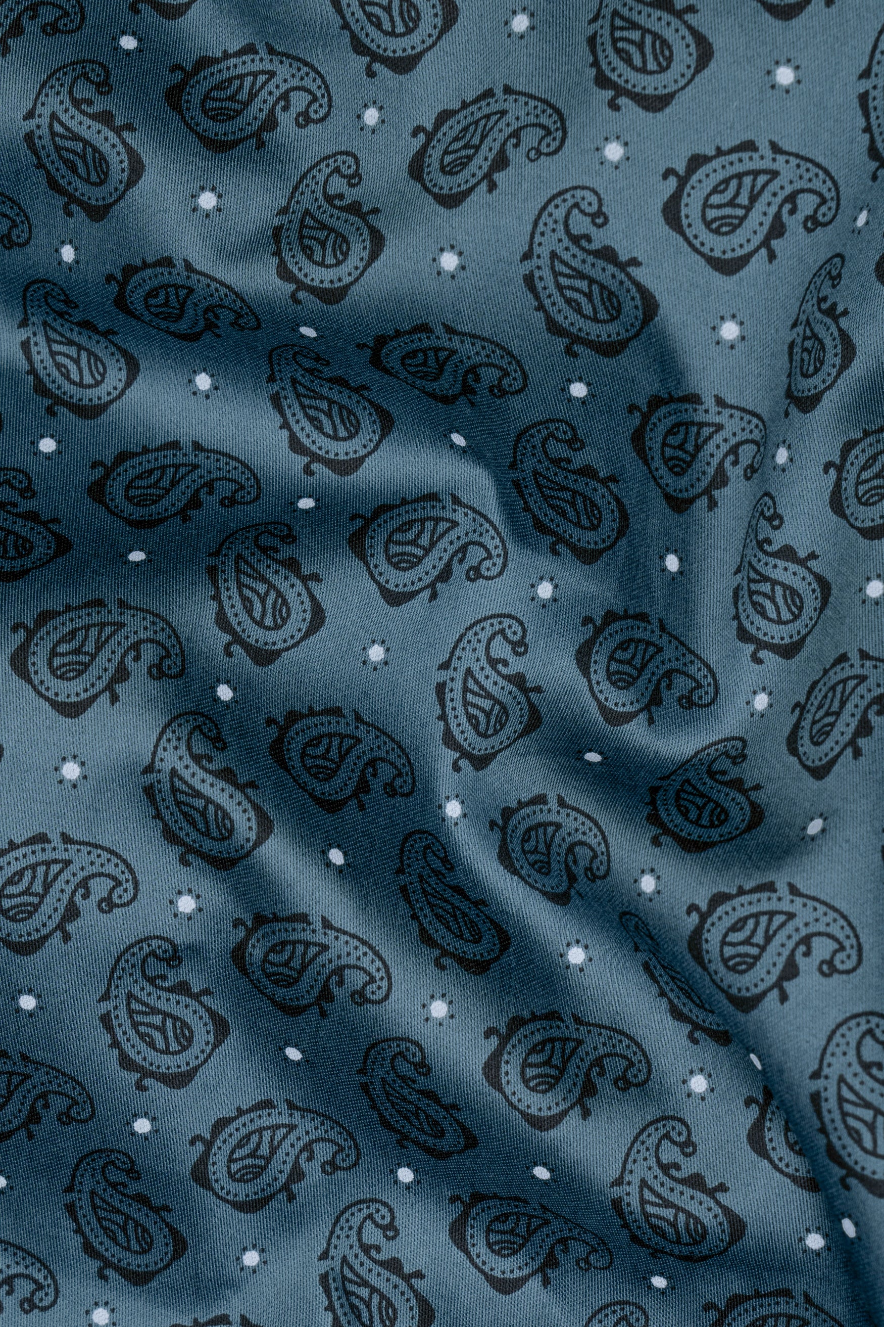 William Blue with Black Paisley Printed Super Soft Premium Cotton Shirt 12502-CA-BLK-38, 12502-CA-BLK-H-38, 12502-CA-BLK-39, 12502-CA-BLK-H-39, 12502-CA-BLK-40, 12502-CA-BLK-H-40, 12502-CA-BLK-42, 12502-CA-BLK-H-42, 12502-CA-BLK-44, 12502-CA-BLK-H-44, 12502-CA-BLK-46, 12502-CA-BLK-H-46, 12502-CA-BLK-48, 12502-CA-BLK-H-48, 12502-CA-BLK-50, 12502-CA-BLK-H-50, 12502-CA-BLK-52, 12502-CA-BLK-H-52