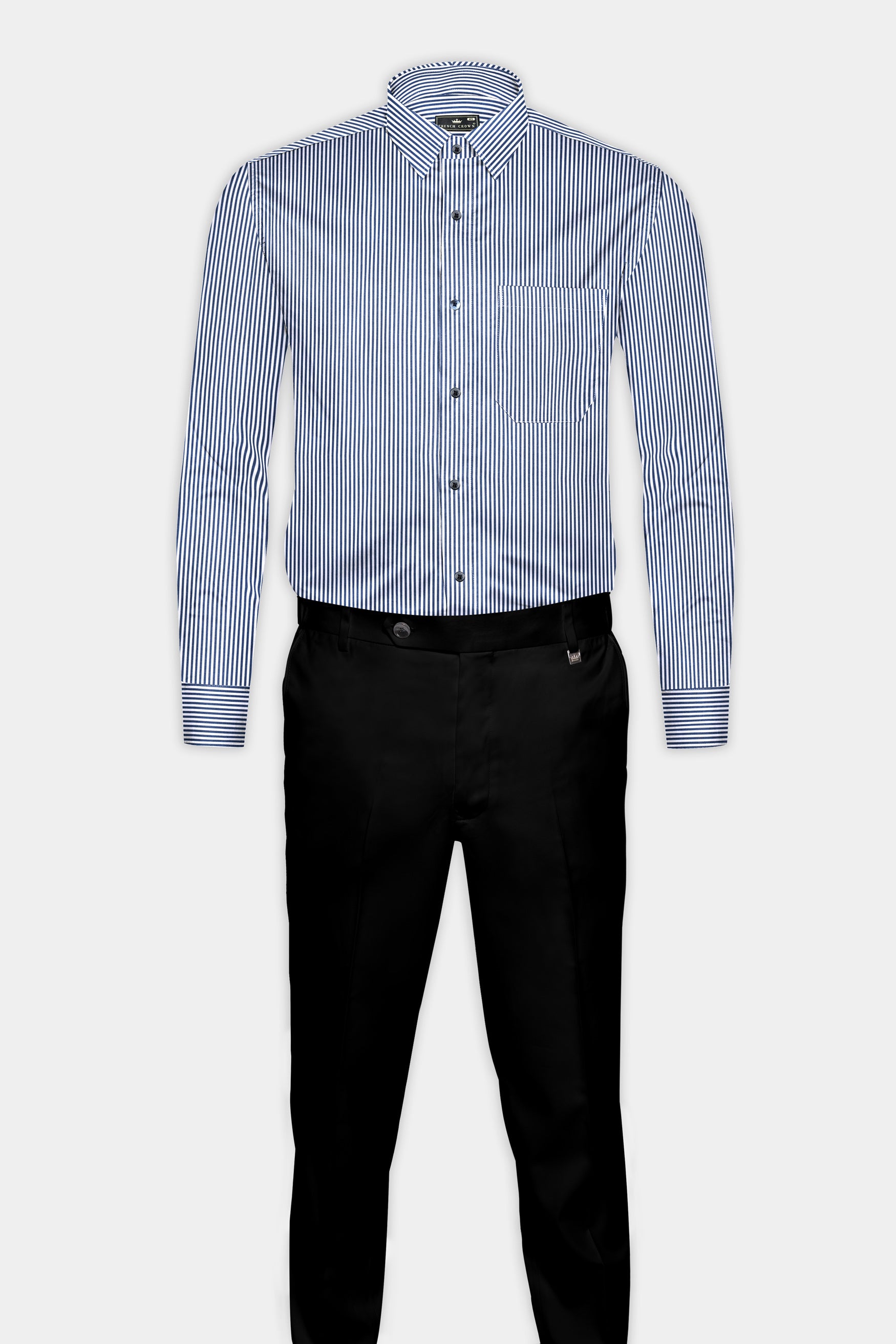 Rhino Blue and White Micro Striped Dobby Shirt 12516-BLE-38,  12516-BLE-H-38,  12516-BLE-39,  12516-BLE-H-39,  12516-BLE-40,  12516-BLE-H-40,  12516-BLE-42,  12516-BLE-H-42,  12516-BLE-44,  12516-BLE-H-44,  12516-BLE-46,  12516-BLE-H-46,  12516-BLE-48,  12516-BLE-H-48,  12516-BLE-50,  12516-BLE-H-50,  12516-BLE-52,  12516-BLE-H-52
