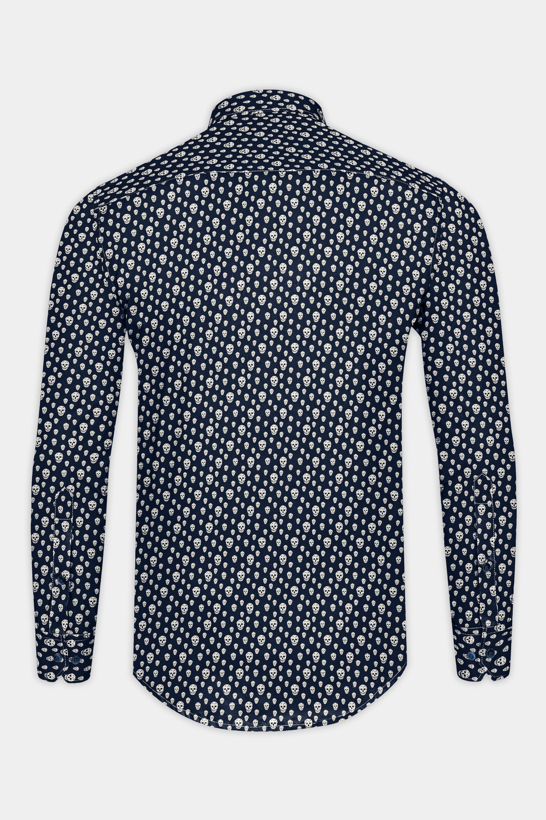 Mirage Blue with Beige Skull Printed Poplin Giza Cotton Shirt 12517-M-BLE-38,  12517-M-BLE-H-38,  12517-M-BLE-39,  12517-M-BLE-H-39,  12517-M-BLE-40,  12517-M-BLE-H-40,  12517-M-BLE-42,  12517-M-BLE-H-42,  12517-M-BLE-44,  12517-M-BLE-H-44,  12517-M-BLE-46,  12517-M-BLE-H-46,  12517-M-BLE-48,  12517-M-BLE-H-48,  12517-M-BLE-50,  12517-M-BLE-H-50,  12517-M-BLE-52,  12517-M-BLE-H-52