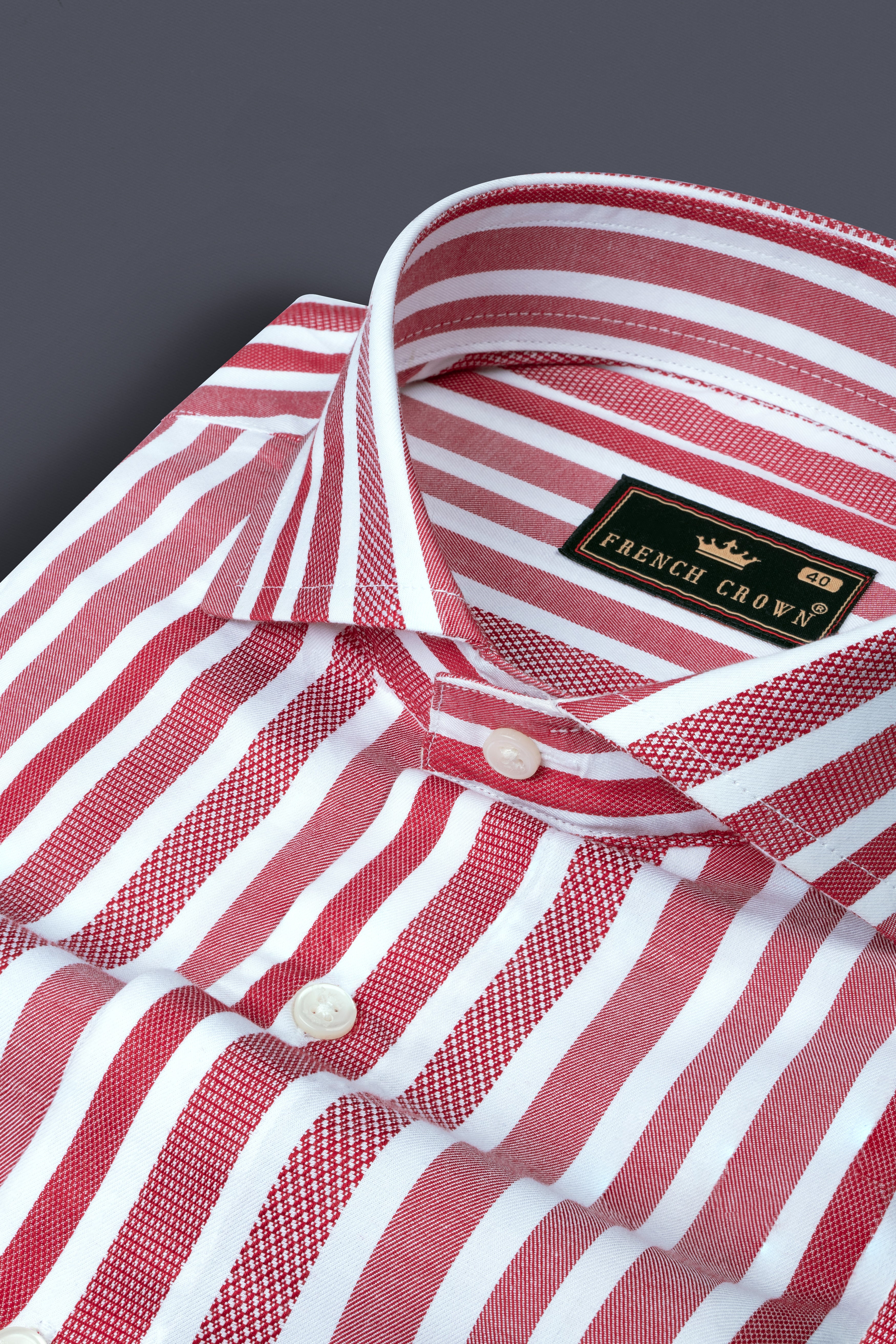 Raspberry Pink with White Striped Dobby Textured Giza Cotton Shirt 12531-CA-38,  12531-CA-H-38,  12531-CA-39,  12531-CA-H-39,  12531-CA-40,  12531-CA-H-40,  12531-CA-42,  12531-CA-H-42,  12531-CA-44,  12531-CA-H-44,  12531-CA-46,  12531-CA-H-46,  12531-CA-48,  12531-CA-H-48,  12531-CA-50,  12531-CA-H-50,  12531-CA-52,  12531-CA-H-52