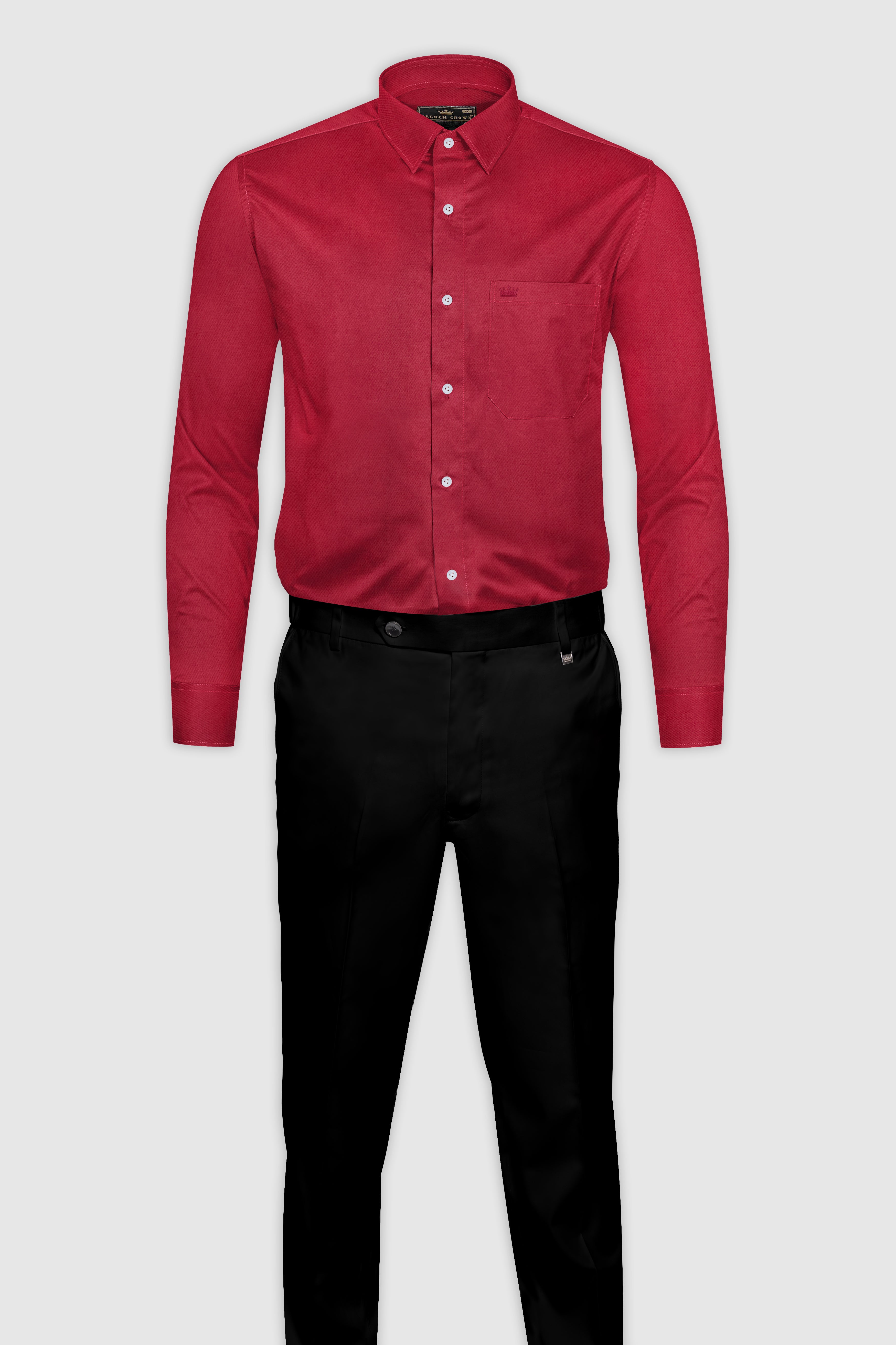 Stiletto Red Royal Oxford Cotton Shirt 12532-38, 12532-H-38, 12532-39, 12532-H-39, 12532-40, 12532-H-40, 12532-42, 12532-H-42, 12532-44, 12532-H-44, 12532-46, 12532-H-46, 12532-48, 12532-H-48, 12532-50, 12532-H-50, 12532-52, 12532-H-52