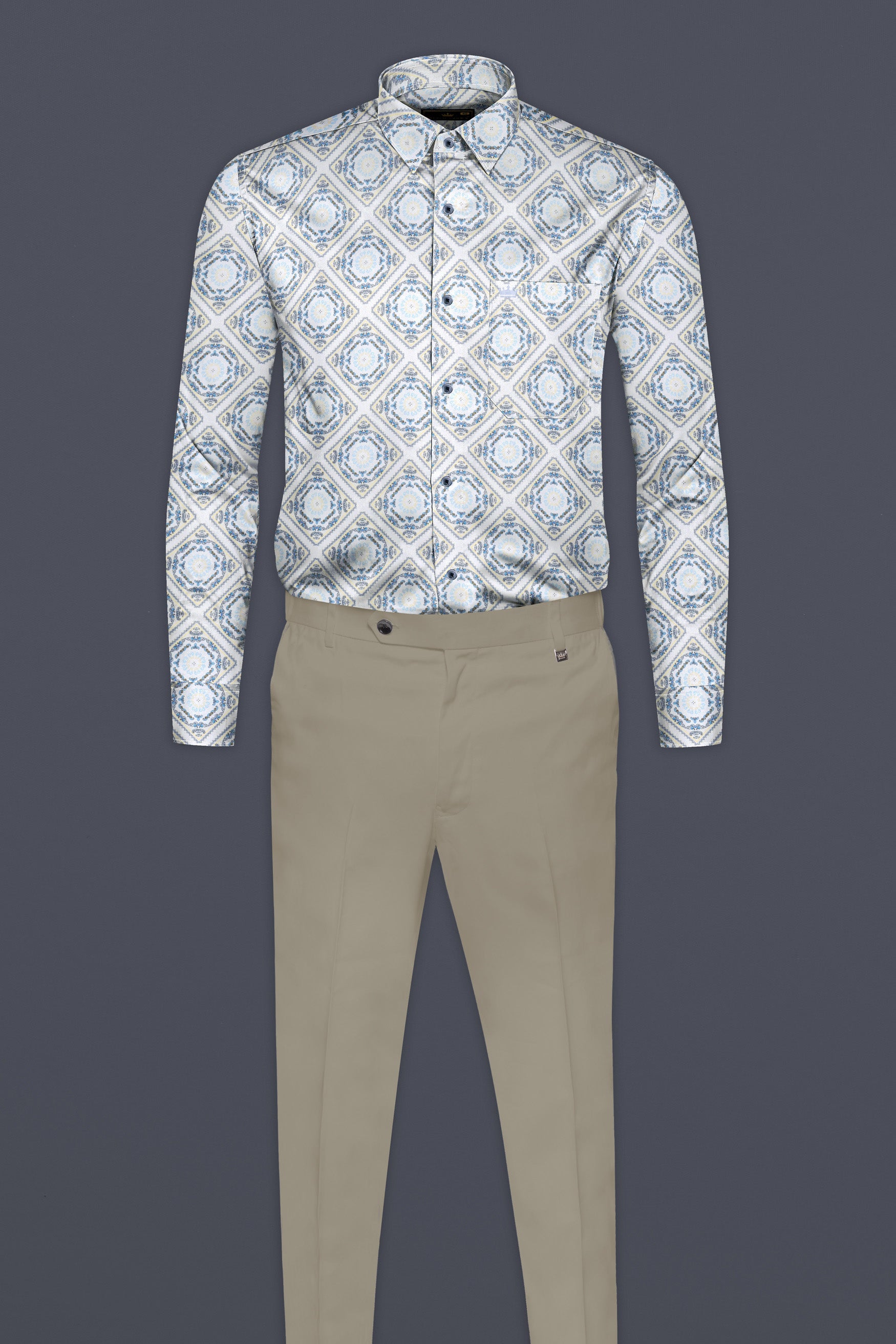 Bright White Geometric Printed Super Soft Premium Cotton Shirt 12537-BLK-38,  12537-BLK-H-38,  12537-BLK-39,  12537-BLK-H-39,  12537-BLK-40,  12537-BLK-H-40,  12537-BLK-42,  12537-BLK-H-42,  12537-BLK-44,  12537-BLK-H-44,  12537-BLK-46,  12537-BLK-H-46,  12537-BLK-48,  12537-BLK-H-48,  12537-BLK-50,  12537-BLK-H-50,  12537-BLK-52,  12537-BLK-H-52