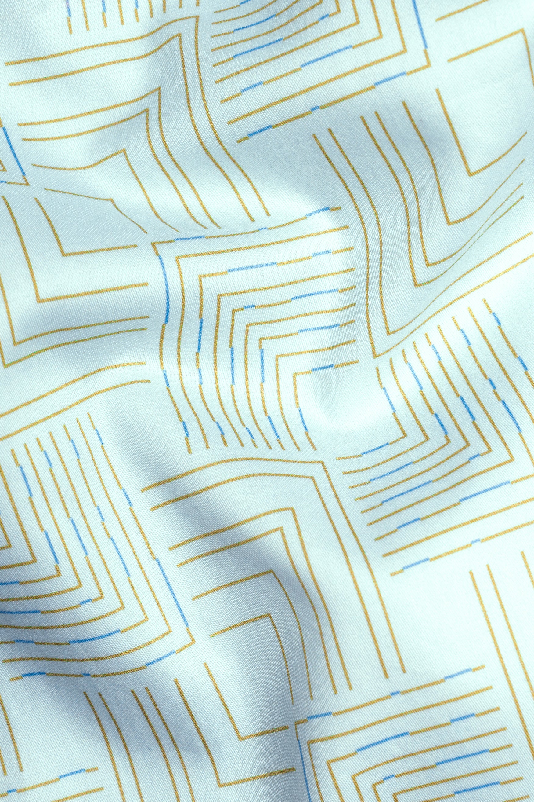 Mable Blue with Brandy Brown Abstract Lines Printed Subtle Sheen Super Soft Premium Cotton Shirt 12541-BD-38,  12541-BD-H-38,  12541-BD-39,  12541-BD-H-39,  12541-BD-40,  12541-BD-H-40,  12541-BD-42,  12541-BD-H-42,  12541-BD-44,  12541-BD-H-44,  12541-BD-46,  12541-BD-H-46,  12541-BD-48,  12541-BD-H-48,  12541-BD-50,  12541-BD-H-50,  12541-BD-52,  12541-BD-H-52