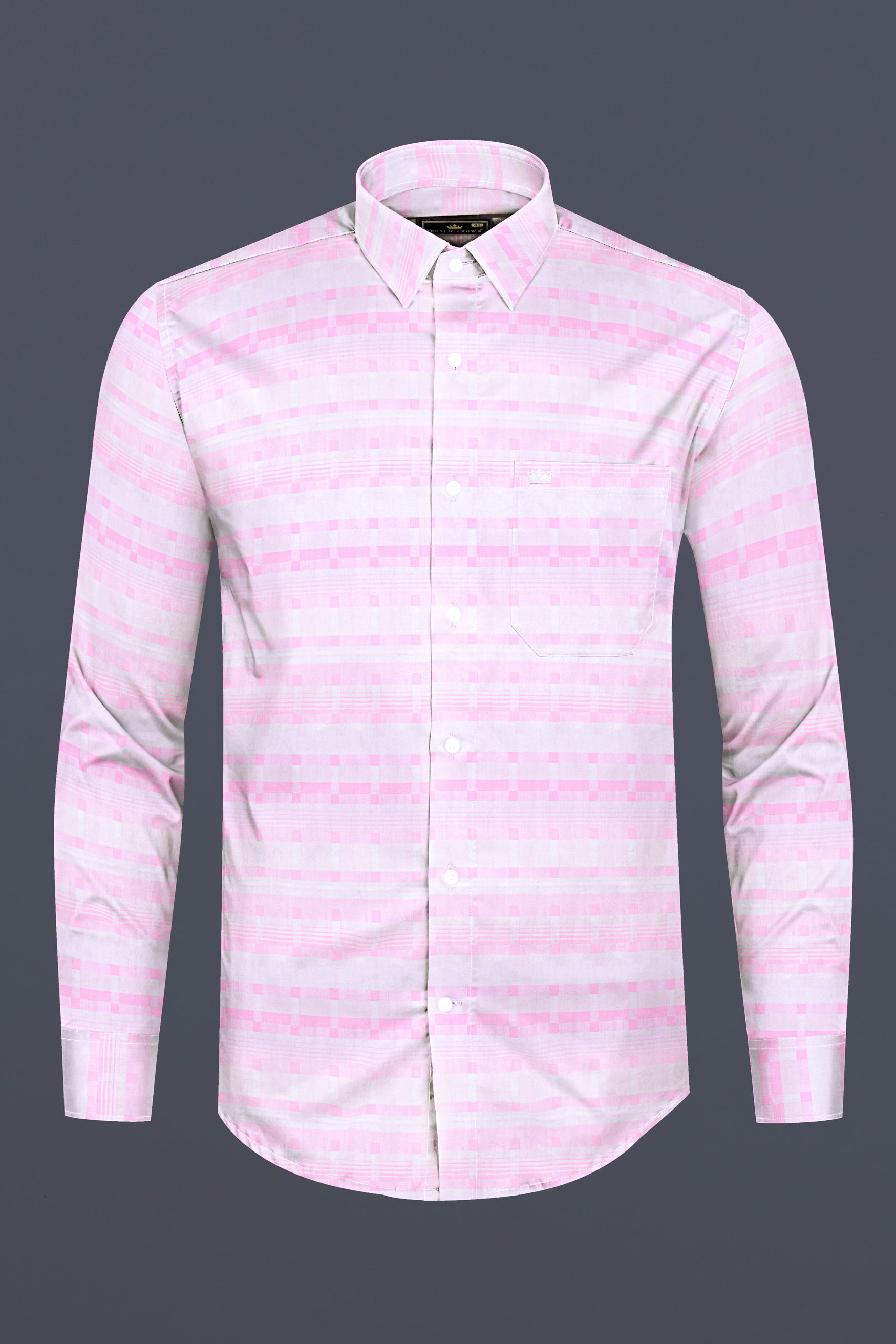 Melanie Pink Jacquard Textured Premium Giza Cotton Shirt 12552-38, 12552-H-38, 12552-39, 12552-H-39, 12552-40, 12552-H-40, 12552-42, 12552-H-42, 12552-44, 12552-H-44, 12552-46, 12552-H-46, 12552-48, 12552-H-48, 12552-50, 12552-H-50, 12552-52, 12552-H-52