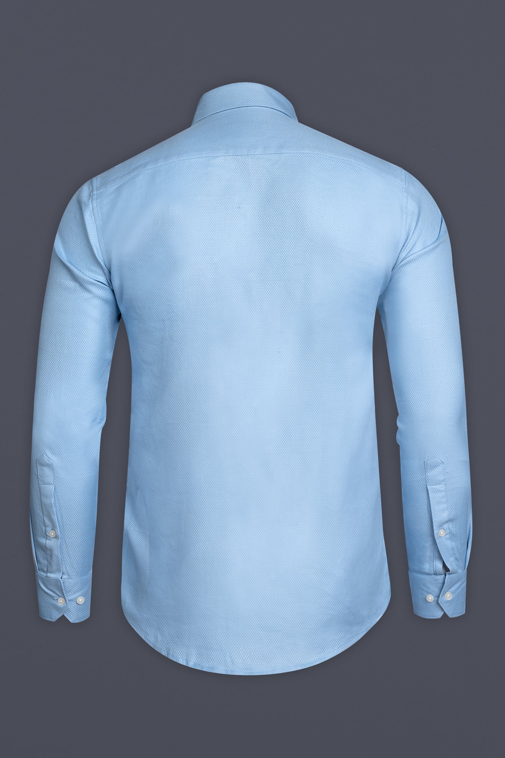 Pigeon Post Blue Dobby Textured Premium Giza Cotton Designer Shirt 12610-FP-38,  12610-FP-H-38,  12610-FP-39,  12610-FP-H-39,  12610-FP-40,  12610-FP-H-40,  12610-FP-42,  12610-FP-H-42,  12610-FP-44,  12610-FP-H-44,  12610-FP-46,  12610-FP-H-46,  12610-FP-48,  12610-FP-H-48,  12610-FP-50,  12610-FP-H-50,  12610-FP-52,  12610-FP-H-52