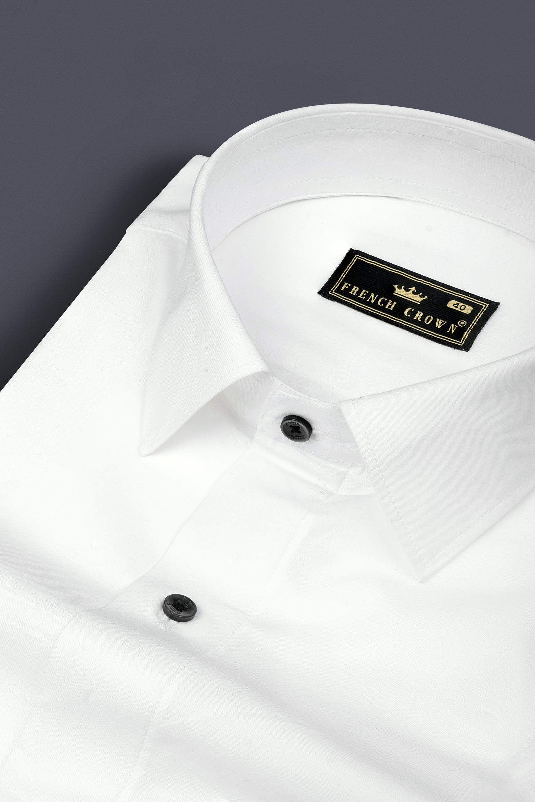 Bright White Solid Giza Cotton Shirt 12612-BLK-38, 12612-BLK-H-38, 12612-BLK-39, 12612-BLK-H-39, 12612-BLK-40, 12612-BLK-H-40, 12612-BLK-42, 12612-BLK-H-42, 12612-BLK-44, 12612-BLK-H-44, 12612-BLK-46, 12612-BLK-H-46, 12612-BLK-48, 12612-BLK-H-48, 12612-BLK-50, 12612-BLK-H-50, 12612-BLK-52, 12612-BLK-H-52