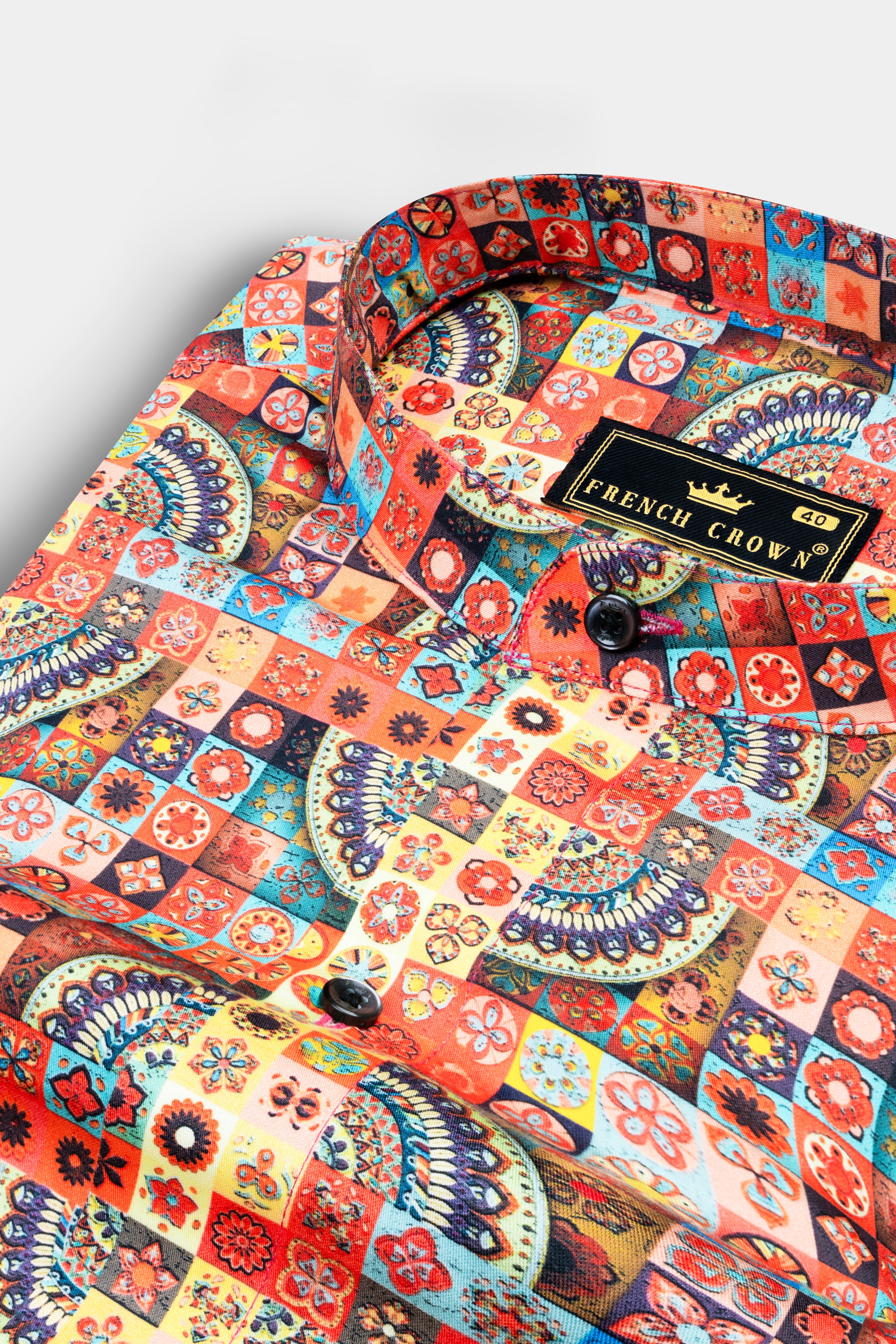 Sunrise Orange Multicolour Geometric Printed Super Soft Premium Cotton Shirt 12624-M-BLK-38, 12624-M-BLK-H-38, 12624-M-BLK-39, 12624-M-BLK-H-39, 12624-M-BLK-40, 12624-M-BLK-H-40, 12624-M-BLK-42, 12624-M-BLK-H-42, 12624-M-BLK-44, 12624-M-BLK-H-44, 12624-M-BLK-46, 12624-M-BLK-H-46, 12624-M-BLK-48, 12624-M-BLK-H-48, 12624-M-BLK-50, 12624-M-BLK-H-50, 12624-M-BLK-52, 12624-M-BLK-H-52
