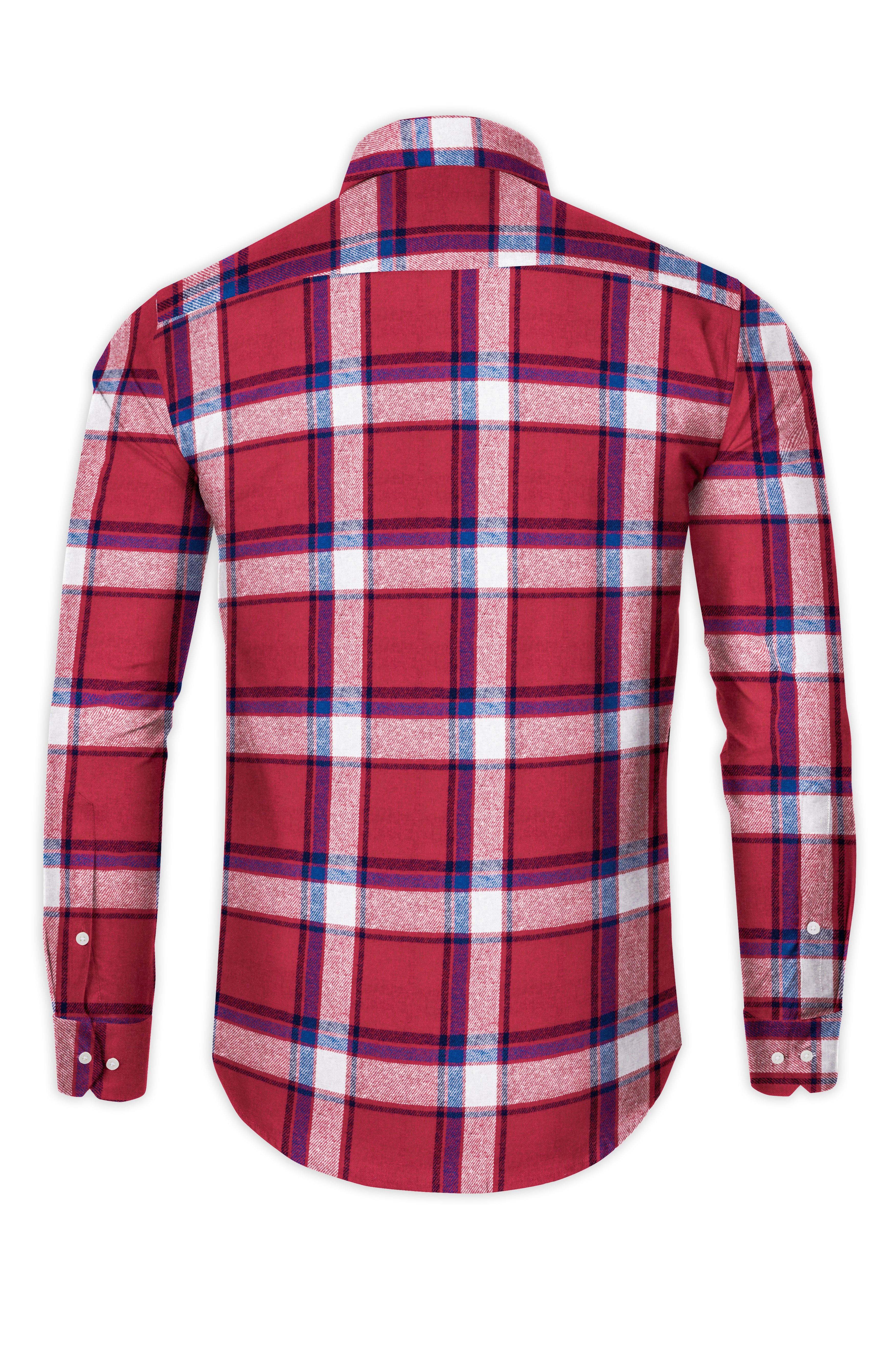Vivid Auburn Red with Downriver Blue and White Plaid Flannel shirt 12633-BD-38, 12633-BD-H-38, 12633-BD-39, 12633-BD-H-39, 12633-BD-40, 12633-BD-H-40, 12633-BD-42, 12633-BD-H-42, 12633-BD-44, 12633-BD-H-44, 12633-BD-46, 12633-BD-H-46, 12633-BD-48, 12633-BD-H-48, 12633-BD-50, 12633-BD-H-50, 12633-BD-52, 12633-BD-H-52