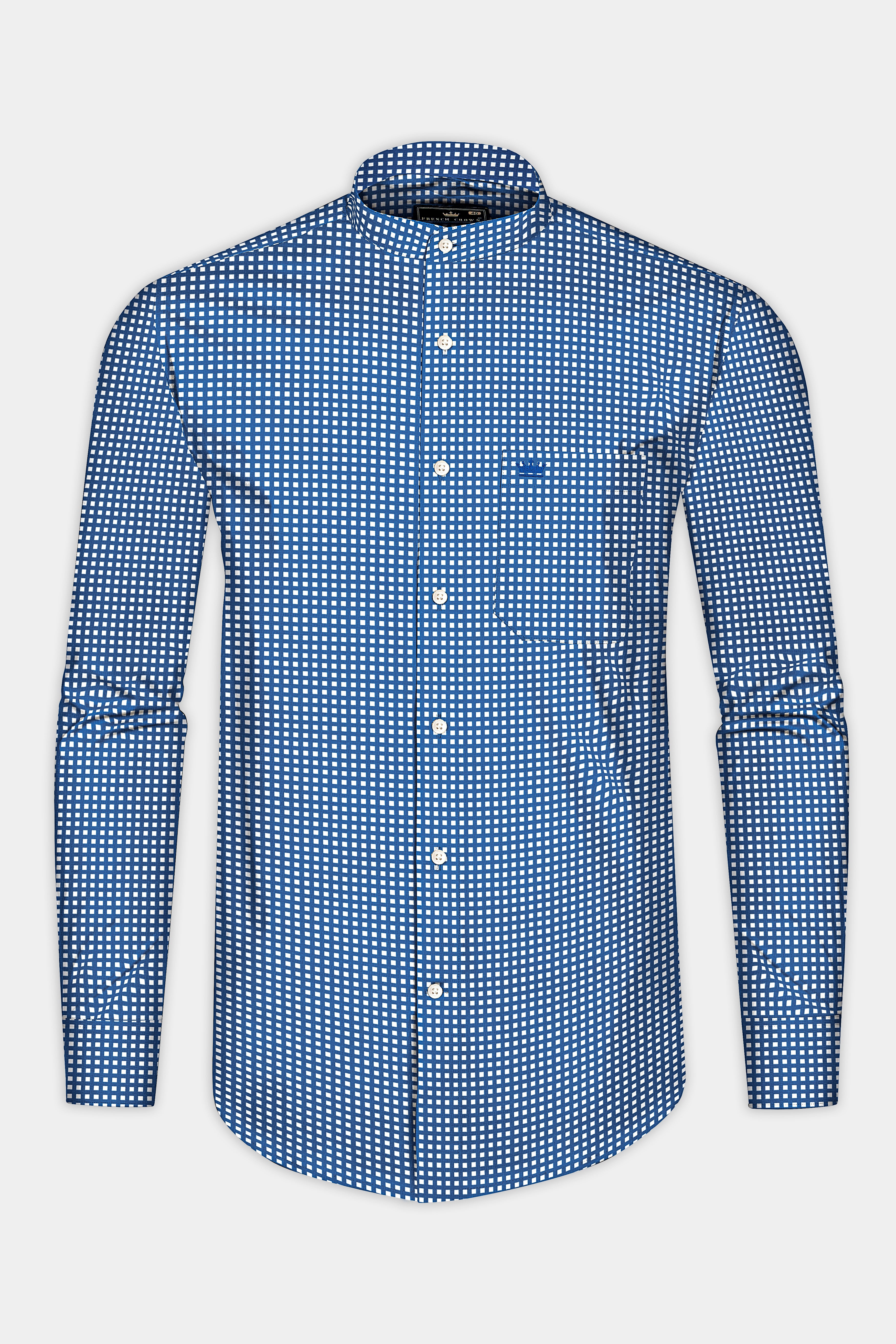 Regal Blue and White Micro Square Dotted Heavy Weight Oxford Shirt 12635-M-38, 12635-M-H-38, 12635-M-39, 12635-M-H-39, 12635-M-40, 12635-M-H-40, 12635-M-42, 12635-M-H-42, 12635-M-44, 12635-M-H-44, 12635-M-46, 12635-M-H-46, 12635-M-48, 12635-M-H-48, 12635-M-50, 12635-M-H-50, 12635-M-52, 12635-M-H-52