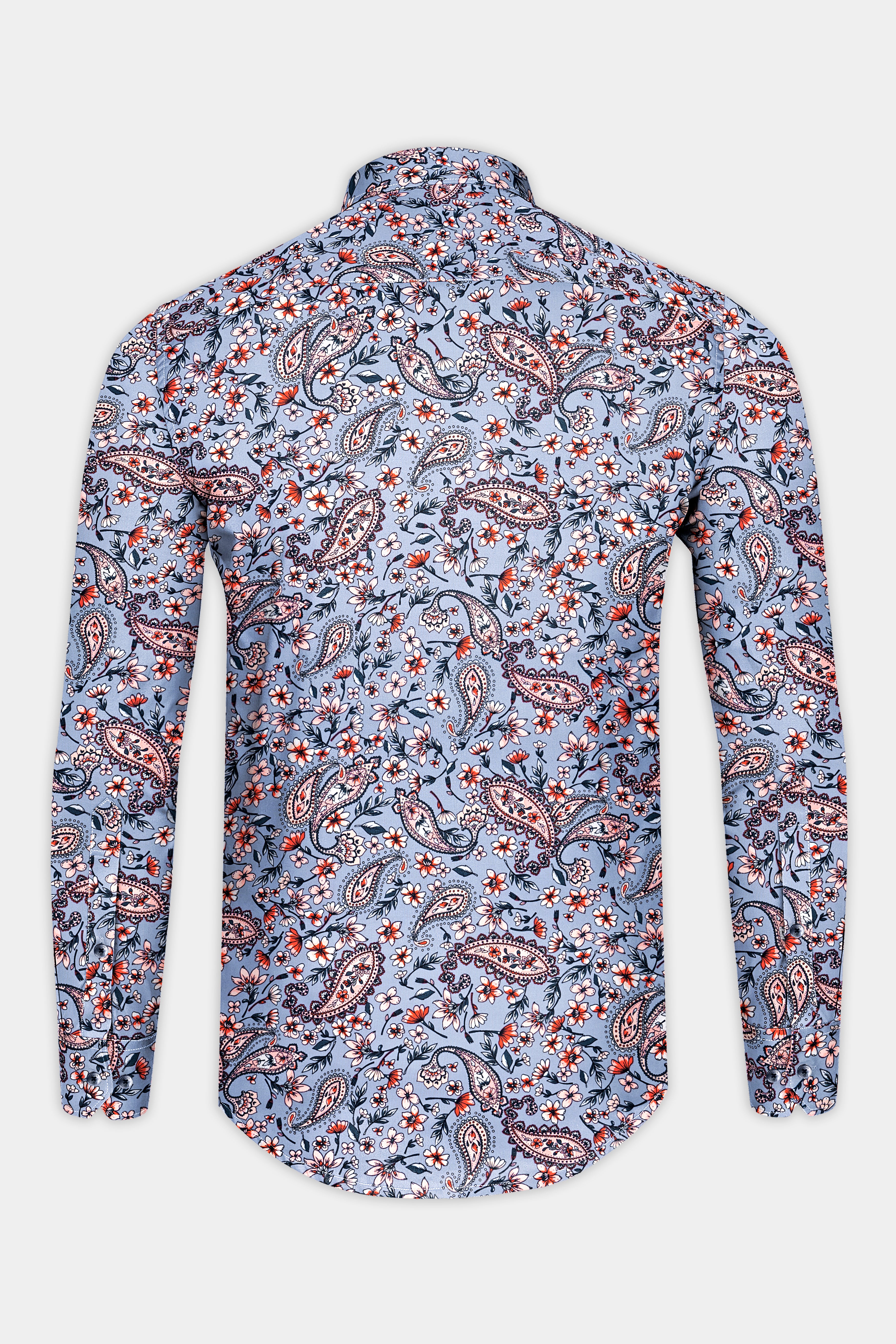 Bluish Gray Multicolour Paisley Printed Poplin Giza Cotton Shirt 12637-M-BLK-38, 12637-M-BLK-H-38, 12637-M-BLK-39, 12637-M-BLK-H-39, 12637-M-BLK-40, 12637-M-BLK-H-40, 12637-M-BLK-42, 12637-M-BLK-H-42, 12637-M-BLK-44, 12637-M-BLK-H-44, 12637-M-BLK-46, 12637-M-BLK-H-46, 12637-M-BLK-48, 12637-M-BLK-H-48, 12637-M-BLK-50, 12637-M-BLK-H-50, 12637-M-BLK-52, 12637-M-BLK-H-52