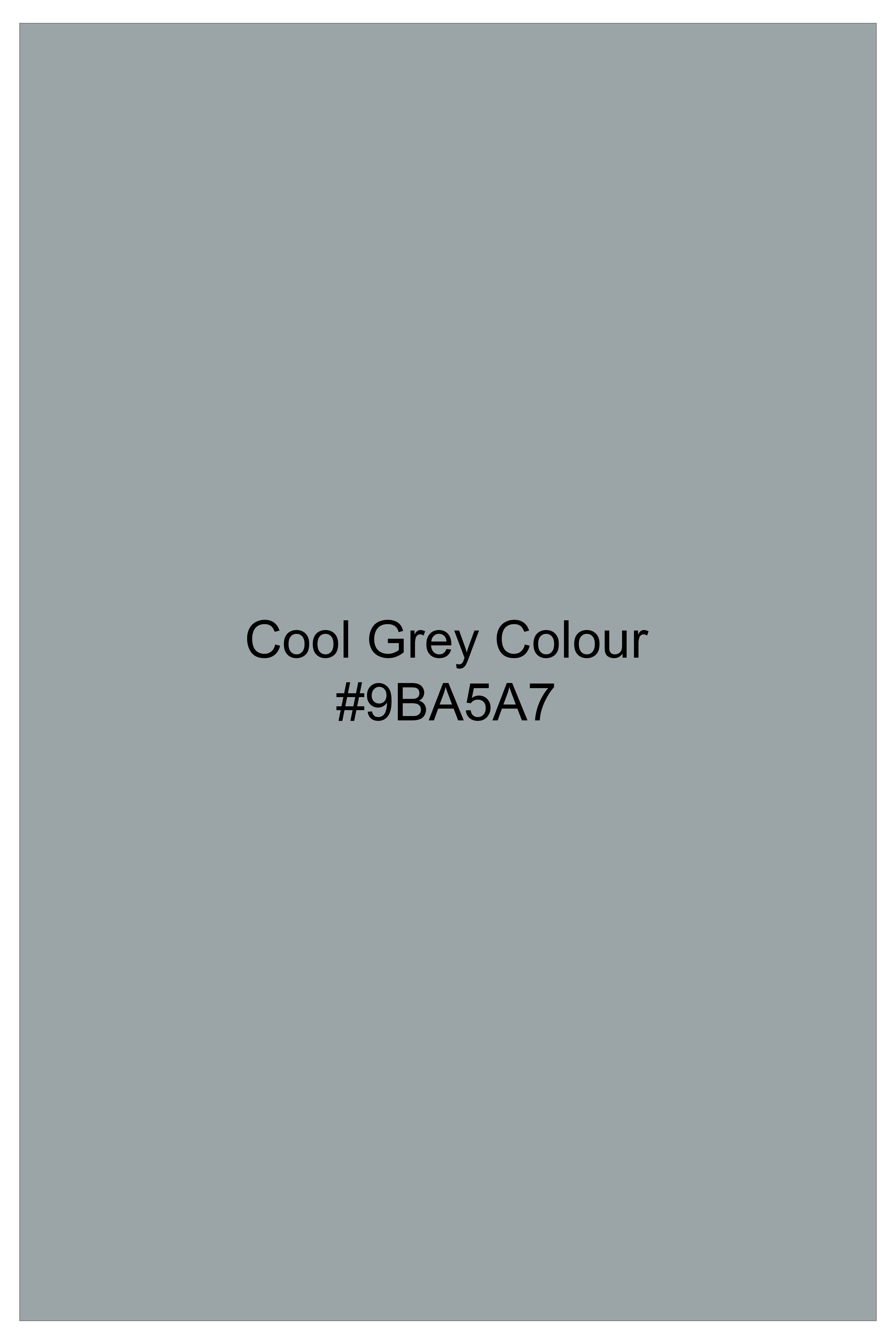 Cool Gray Luxurious Linen Shirt