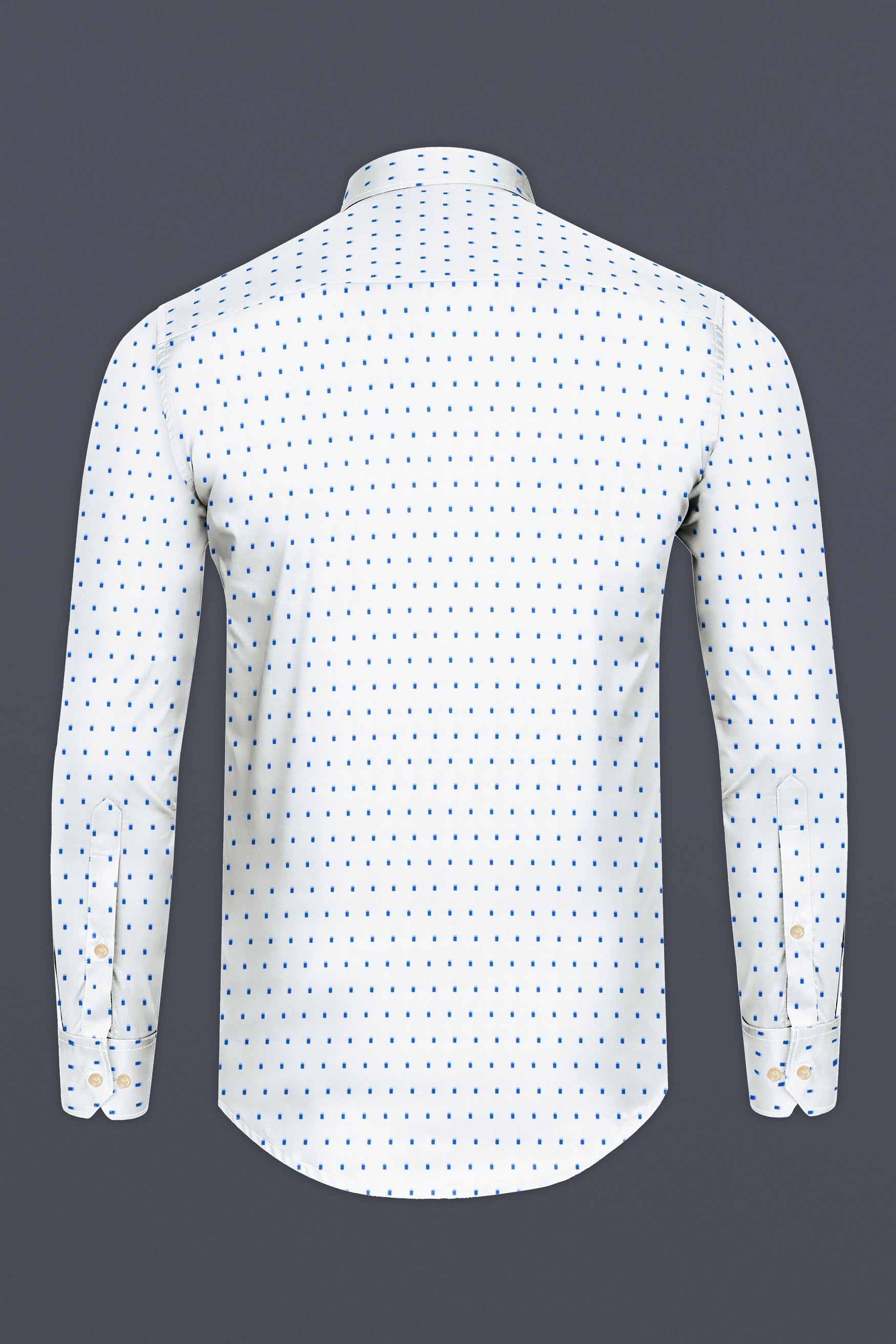 Bright White with French Blue Printed Herringbone Shirt 12653-M-38, 12653-M-H-38, 12653-M-39, 12653-M-H-39, 12653-M-40, 12653-M-H-40, 12653-M-42, 12653-M-H-42, 12653-M-44, 12653-M-H-44, 12653-M-46, 12653-M-H-46, 12653-M-48, 12653-M-H-48, 12653-M-50, 12653-M-H-50, 12653-M-52, 12653-M-H-52