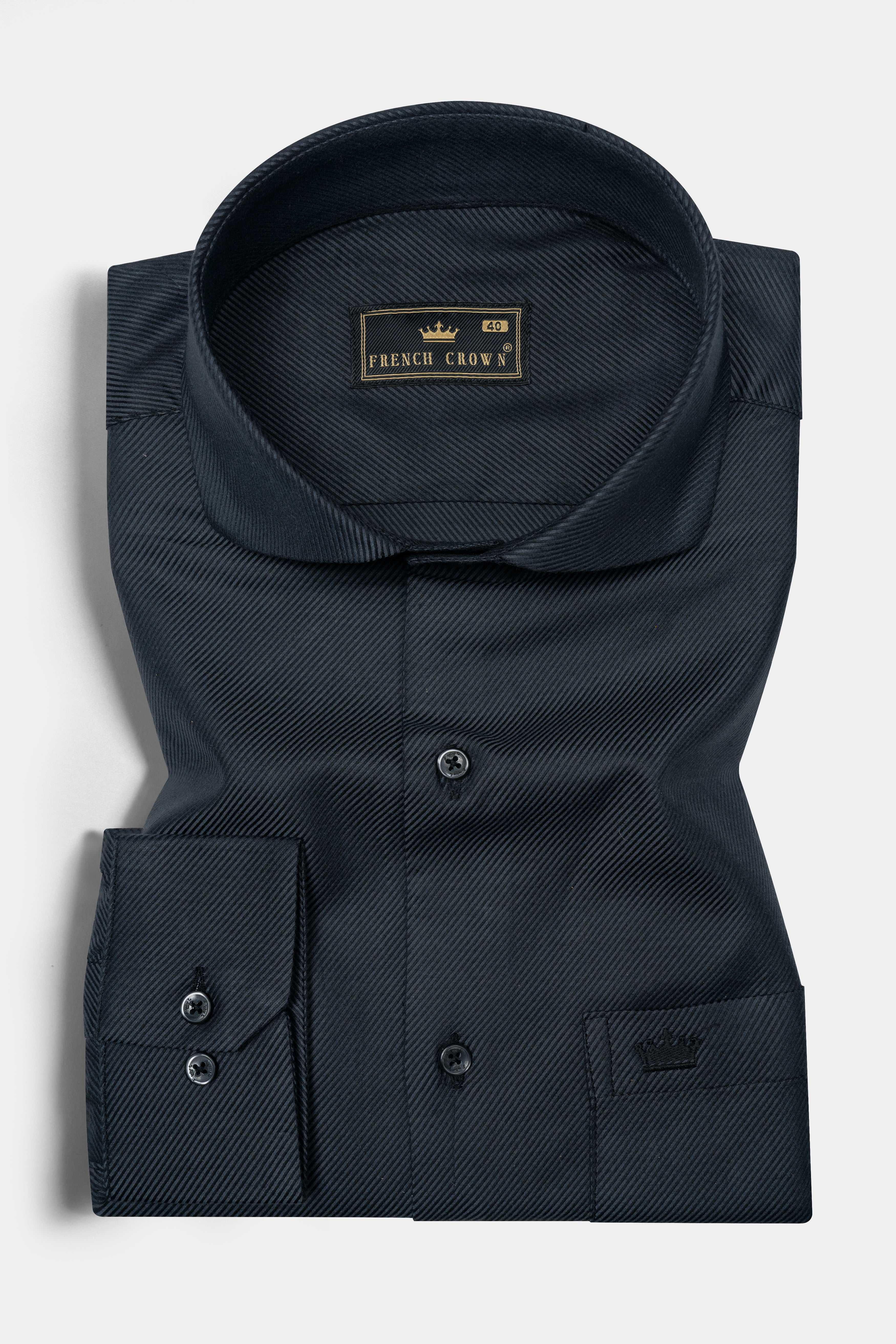 Charade Blue Micro Pin Striped Twill Cotton Shirt 12672-CA-BLK-38, 12672-CA-BLK-H-38, 12672-CA-BLK-39, 12672-CA-BLK-H-39, 12672-CA-BLK-40, 12672-CA-BLK-H-40, 12672-CA-BLK-42, 12672-CA-BLK-H-42, 12672-CA-BLK-44, 12672-CA-BLK-H-44, 12672-CA-BLK-46, 12672-CA-BLK-H-46, 12672-CA-BLK-48, 12672-CA-BLK-H-48, 12672-CA-BLK-50, 12672-CA-BLK-H-50, 12672-CA-BLK-52, 12672-CA-BLK-H-52