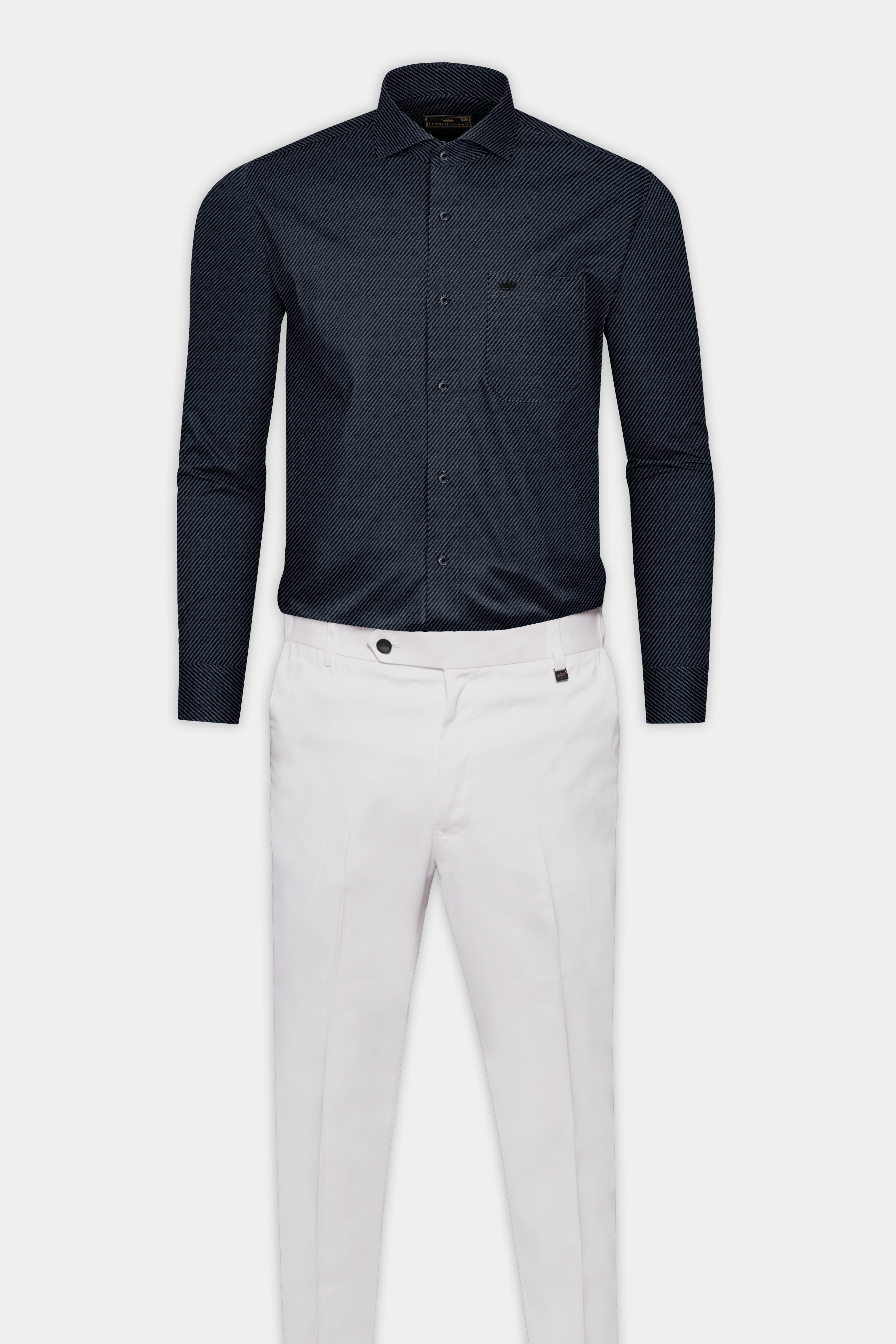 Charade Blue Micro Pin Striped Twill Cotton Shirt 12672-CA-BLK-38, 12672-CA-BLK-H-38, 12672-CA-BLK-39, 12672-CA-BLK-H-39, 12672-CA-BLK-40, 12672-CA-BLK-H-40, 12672-CA-BLK-42, 12672-CA-BLK-H-42, 12672-CA-BLK-44, 12672-CA-BLK-H-44, 12672-CA-BLK-46, 12672-CA-BLK-H-46, 12672-CA-BLK-48, 12672-CA-BLK-H-48, 12672-CA-BLK-50, 12672-CA-BLK-H-50, 12672-CA-BLK-52, 12672-CA-BLK-H-52