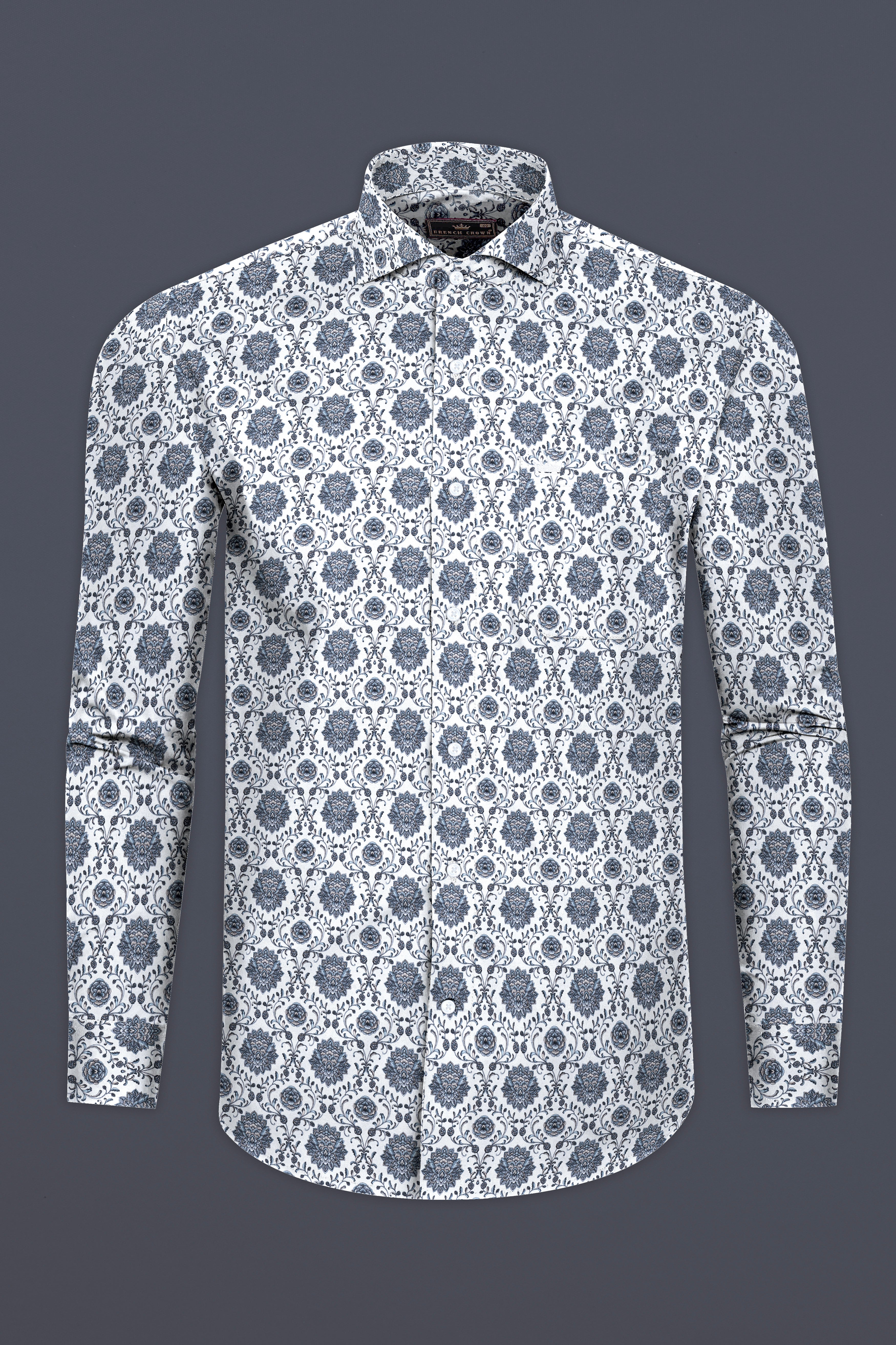 Bright White and Black Ethnic Printed Super Soft Premium Cotton Shirt 12675-CA-38, 12675-CA-H-38, 12675-CA-39, 12675-CA-H-39, 12675-CA-40, 12675-CA-H-40, 12675-CA-42, 12675-CA-H-42, 12675-CA-44, 12675-CA-H-44, 12675-CA-46, 12675-CA-H-46, 12675-CA-48, 12675-CA-H-48, 12675-CA-50, 12675-CA-H-50, 12675-CA-52, 12675-CA-H-52