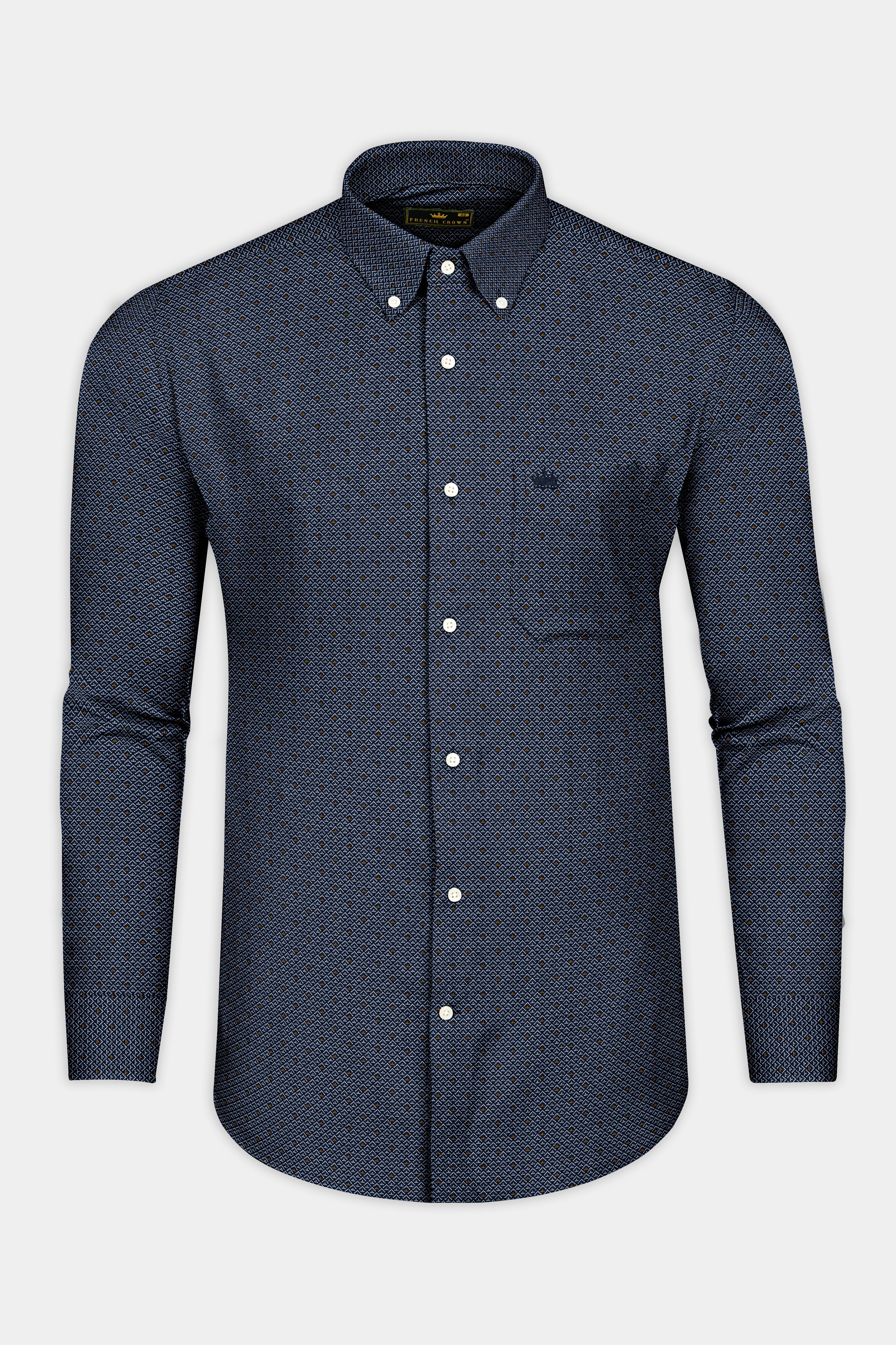 Mirage Blue Textured Twill Cotton Shirt 12686-BD-38, 12686-BD-H-38, 12686-BD-39, 12686-BD-H-39, 12686-BD-40, 12686-BD-H-40, 12686-BD-42, 12686-BD-H-42, 12686-BD-44, 12686-BD-H-44, 12686-BD-46, 12686-BD-H-46, 12686-BD-48, 12686-BD-H-48, 12686-BD-50, 12686-BD-H-50, 12686-BD-52, 12686-BD-H-52