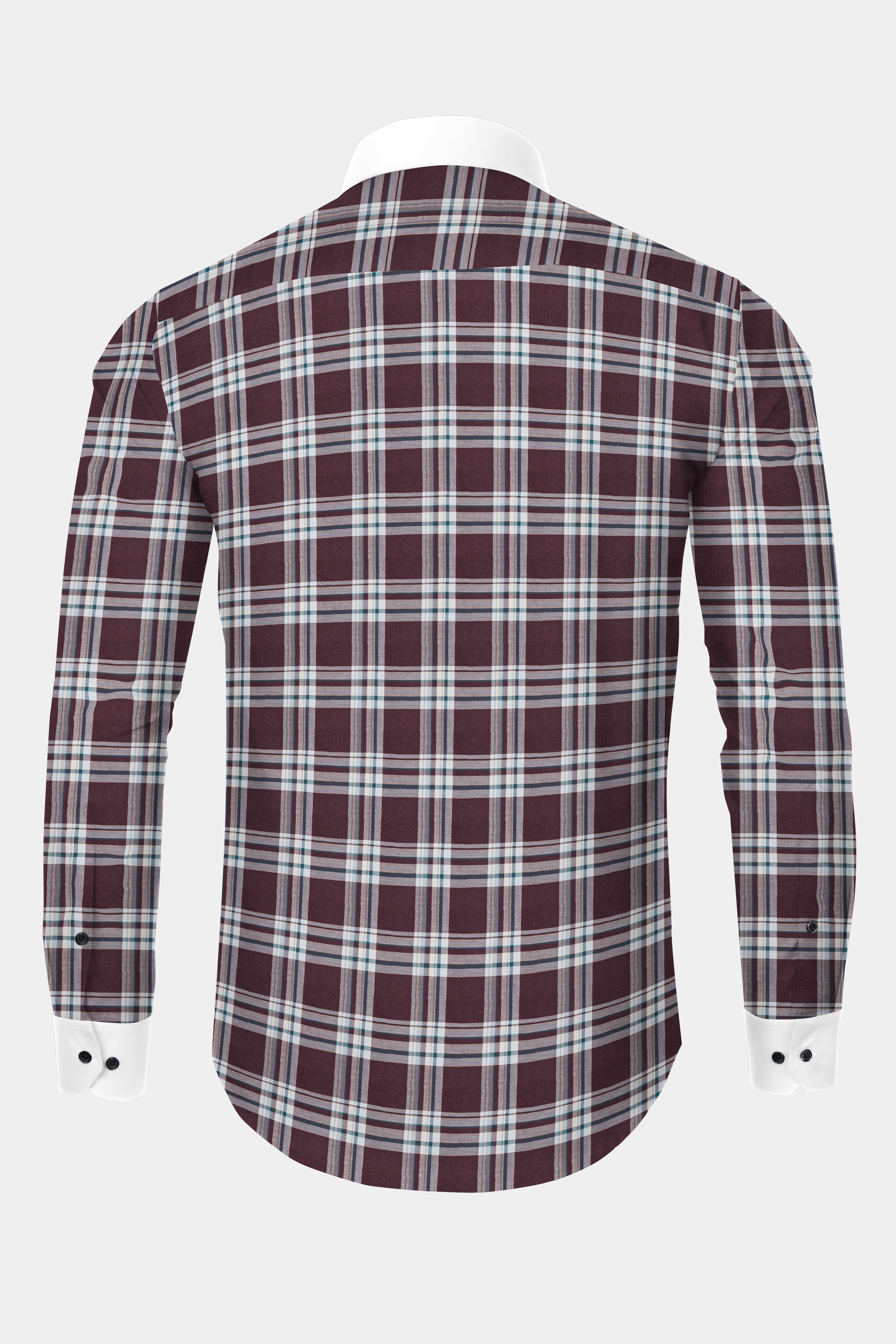 Thunder Brown with White Plaid Twill Cotton Shirt 12691-WCC-BLK-38, 12691-WCC-BLK-H-38, 12691-WCC-BLK-39, 12691-WCC-BLK-H-39, 12691-WCC-BLK-40, 12691-WCC-BLK-H-40, 12691-WCC-BLK-42, 12691-WCC-BLK-H-42, 12691-WCC-BLK-44, 12691-WCC-BLK-H-44, 12691-WCC-BLK-46, 12691-WCC-BLK-H-46, 12691-WCC-BLK-48, 12691-WCC-BLK-H-48, 12691-WCC-BLK-50, 12691-WCC-BLK-H-50, 12691-WCC-BLK-52, 12691-WCC-BLK-H-52