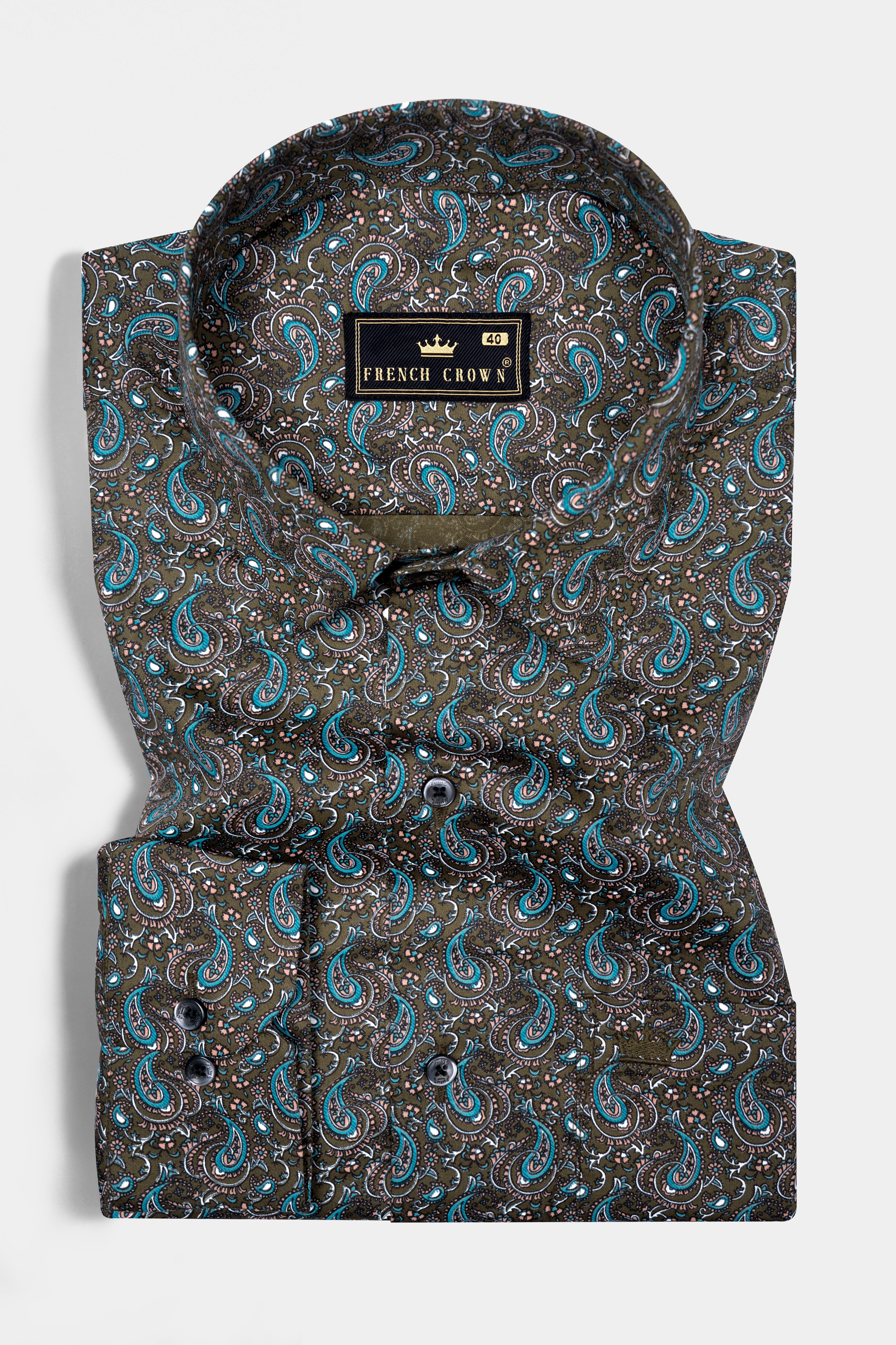 Vampire Gray with Eastern Blue Printed Super Soft Premium Cotton Shirt 12697-BLK-38, 12697-BLK-H-38, 12697-BLK-39, 12697-BLK-H-39, 12697-BLK-40, 12697-BLK-H-40, 12697-BLK-42, 12697-BLK-H-42, 12697-BLK-44, 12697-BLK-H-44, 12697-BLK-46, 12697-BLK-H-46, 12697-BLK-48, 12697-BLK-H-48, 12697-BLK-50, 12697-BLK-H-50, 12697-BLK-52, 12697-BLK-H-52