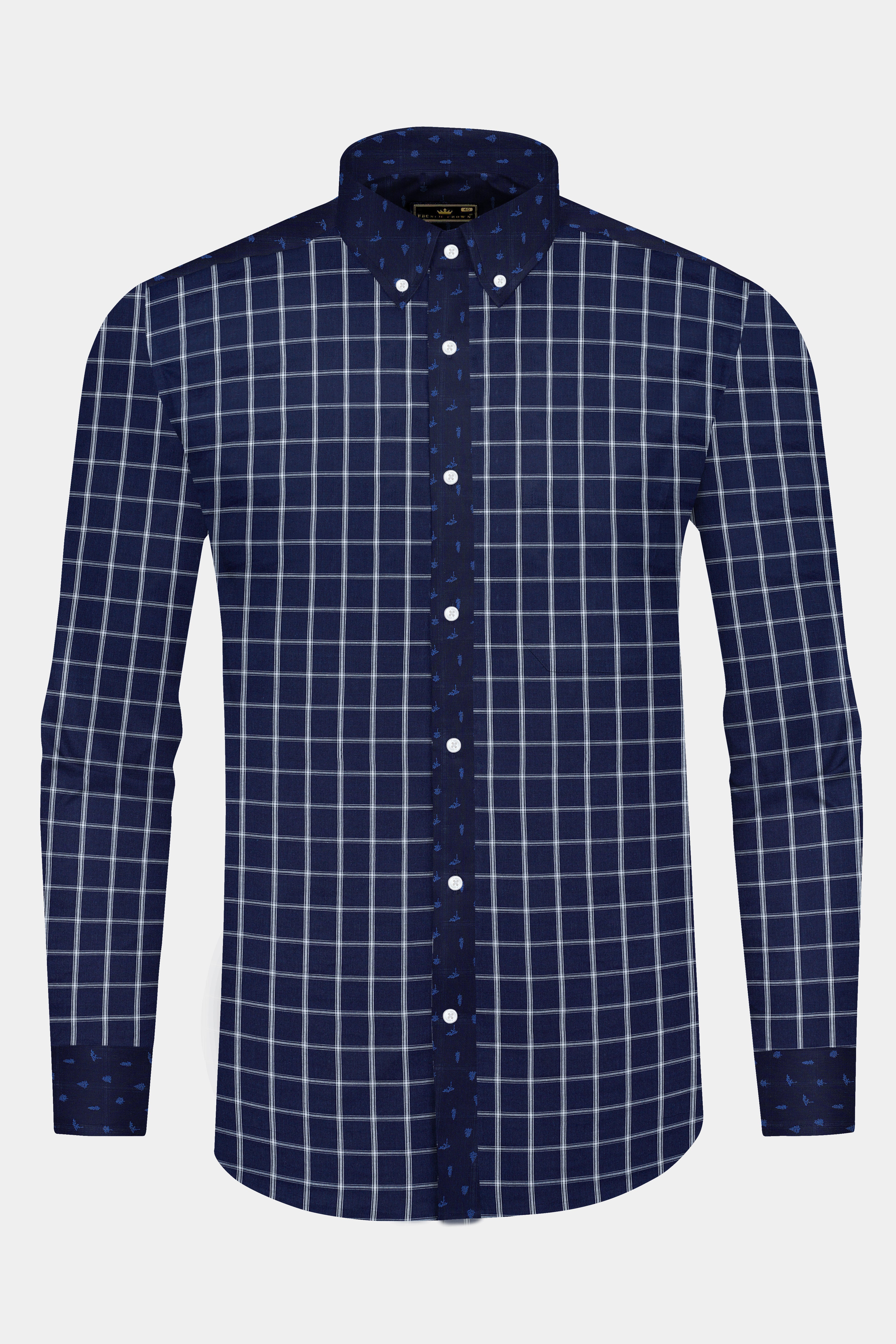 Mirage Blue checkered pattern Chambray Designer Shirt 12715-BD-P622-38, 12715-BD-P622-H-38, 12715-BD-P622-39, 12715-BD-P622-H-39, 12715-BD-P622-40, 12715-BD-P622-H-40, 12715-BD-P622-42, 12715-BD-P622-H-42, 12715-BD-P622-44, 12715-BD-P622-H-44, 12715-BD-P622-46, 12715-BD-P622-H-46, 12715-BD-P622-48, 12715-BD-P622-H-48, 12715-BD-P622-50, 12715-BD-P622-H-50, 12715-BD-P622-52, 12715-BD-P622-H-52