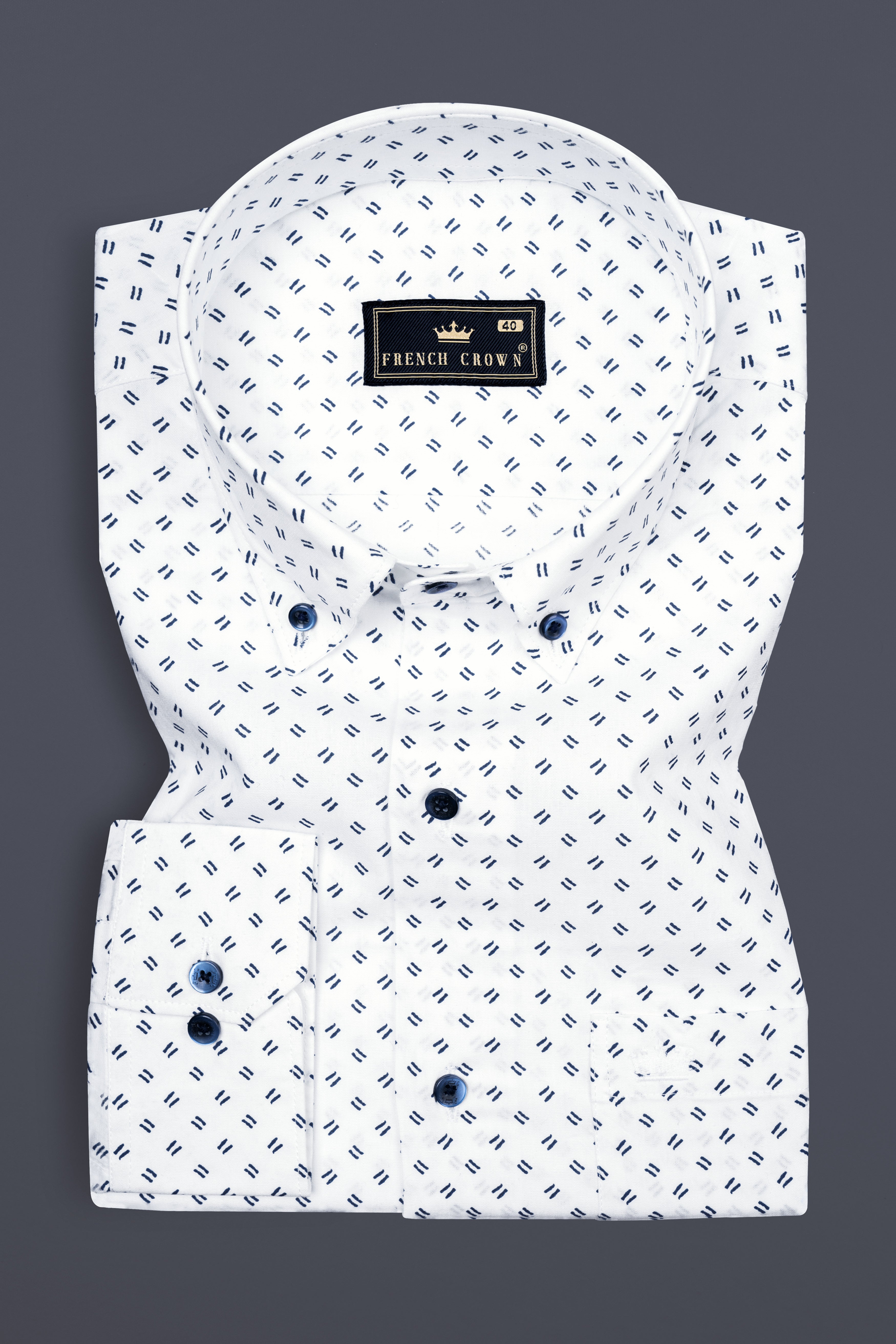 Bright White and Zodiac Blue Print Super Soft Premium Cotton Shirt 12719-BD-BLE-38, 12719-BD-BLE-H-38, 12719-BD-BLE-39, 12719-BD-BLE-H-39, 12719-BD-BLE-40, 12719-BD-BLE-H-40, 12719-BD-BLE-42, 12719-BD-BLE-H-42, 12719-BD-BLE-44, 12719-BD-BLE-H-44, 12719-BD-BLE-46, 12719-BD-BLE-H-46, 12719-BD-BLE-48, 12719-BD-BLE-H-48, 12719-BD-BLE-50, 12719-BD-BLE-H-50, 12719-BD-BLE-52, 12719-BD-BLE-H-52